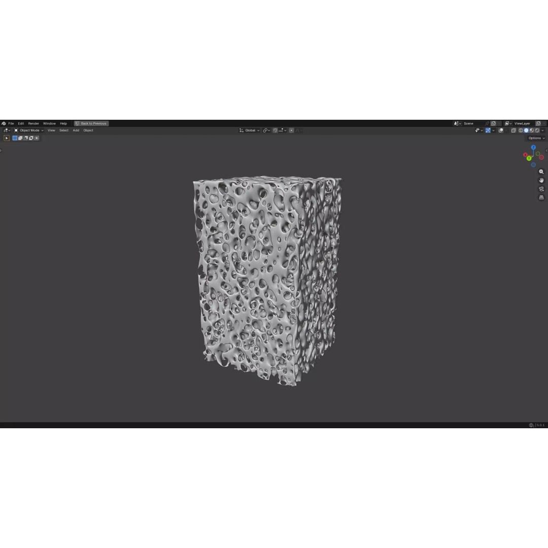 Bone Structure 3D Model – PBR Medical Asset, FBX, OBJ, Blender - View 16
