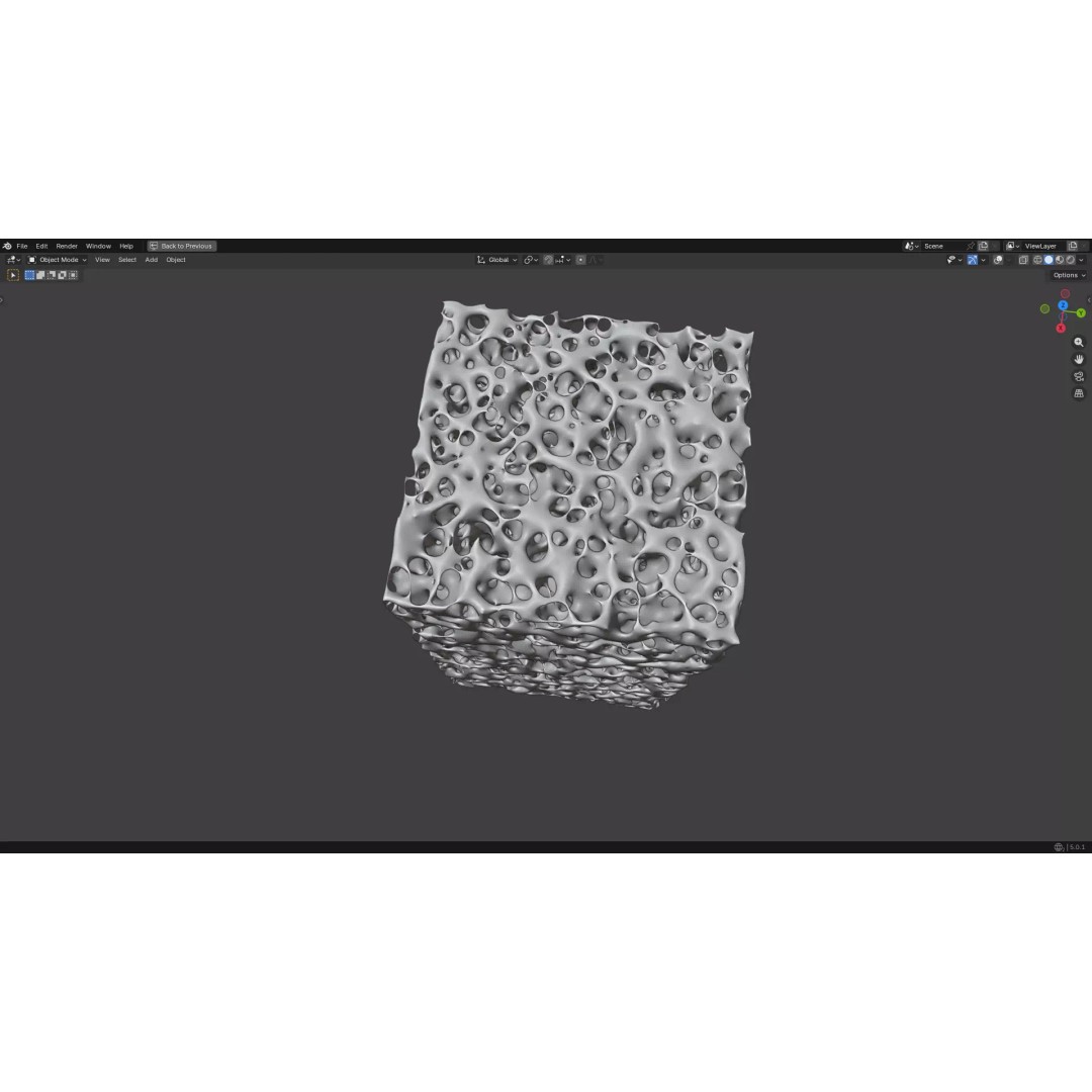 Bone Structure 3D Model – PBR Medical Asset, FBX, OBJ, Blender - View 20