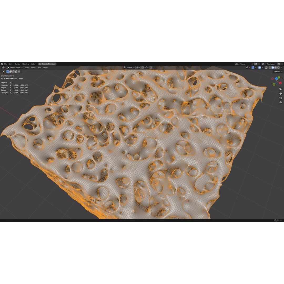 Bone Structure 3D Model – PBR Medical Asset, FBX, OBJ, Blender - View 24