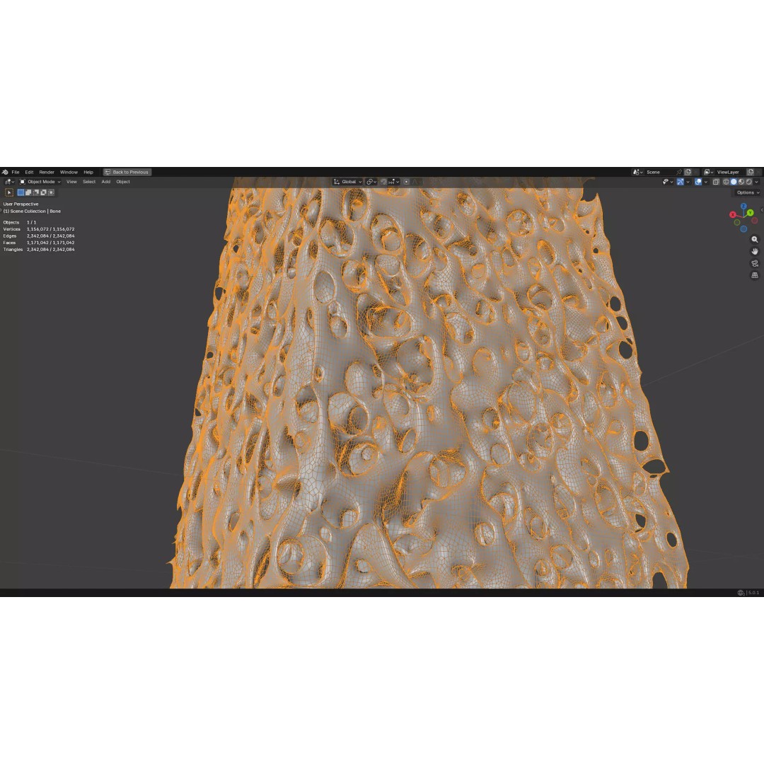 Bone Structure 3D Model – PBR Medical Asset, FBX, OBJ, Blender - View 25