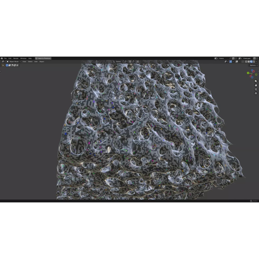 Bone Structure 3D Model – PBR Medical Asset, FBX, OBJ, Blender - View 34