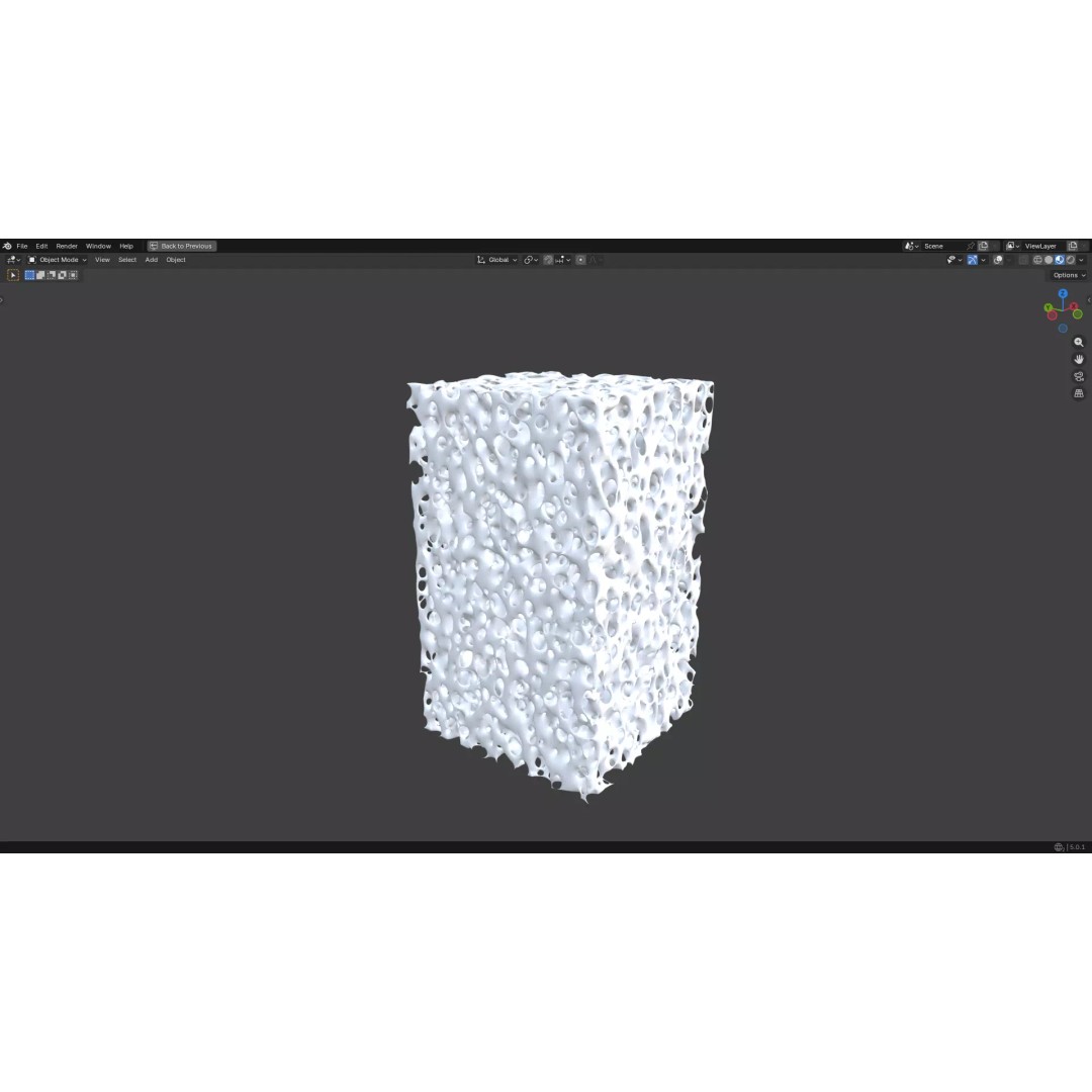 Bone Structure 3D Model – PBR Medical Asset, FBX, OBJ, Blender - View 6