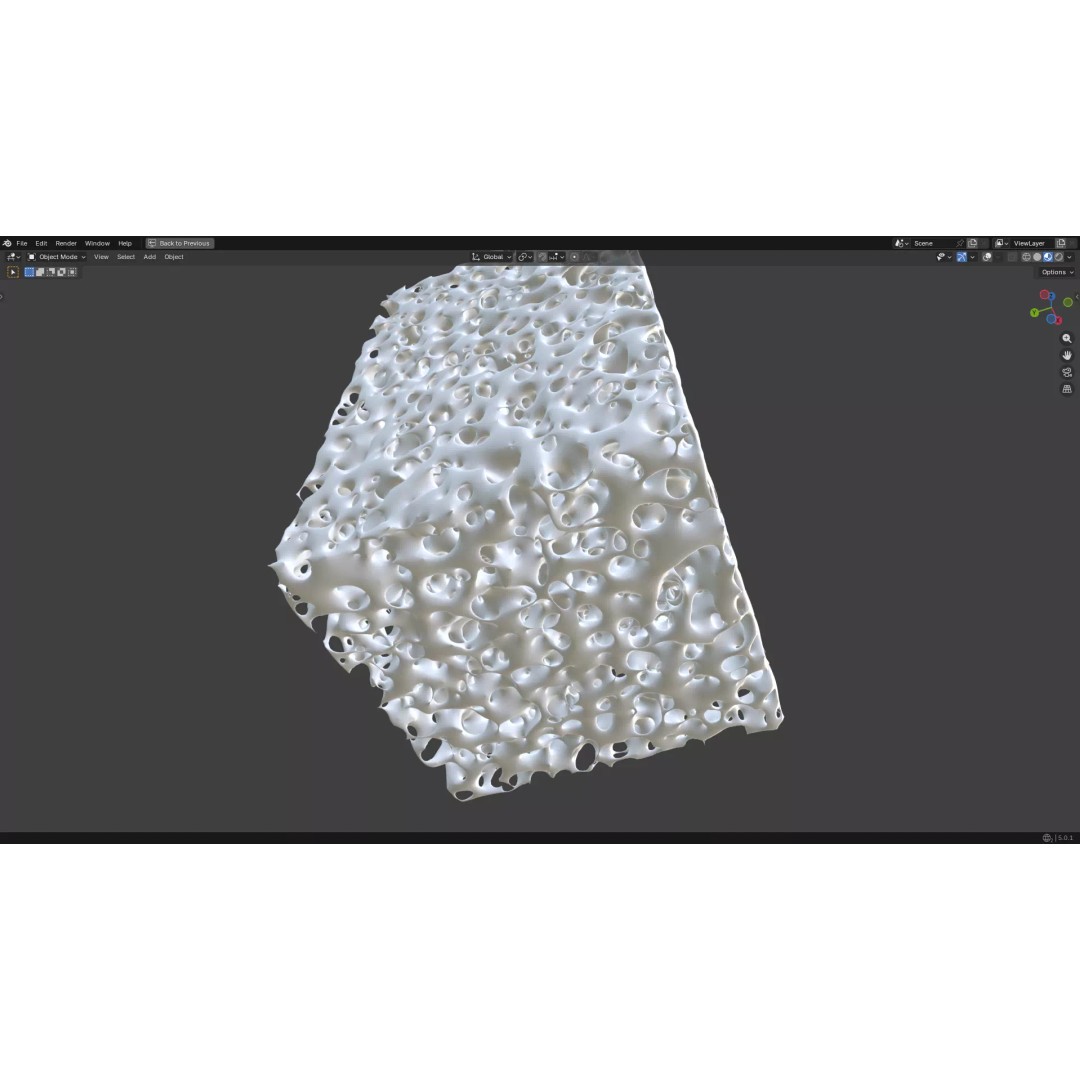 Bone Structure 3D Model – PBR Medical Asset, FBX, OBJ, Blender - View 8