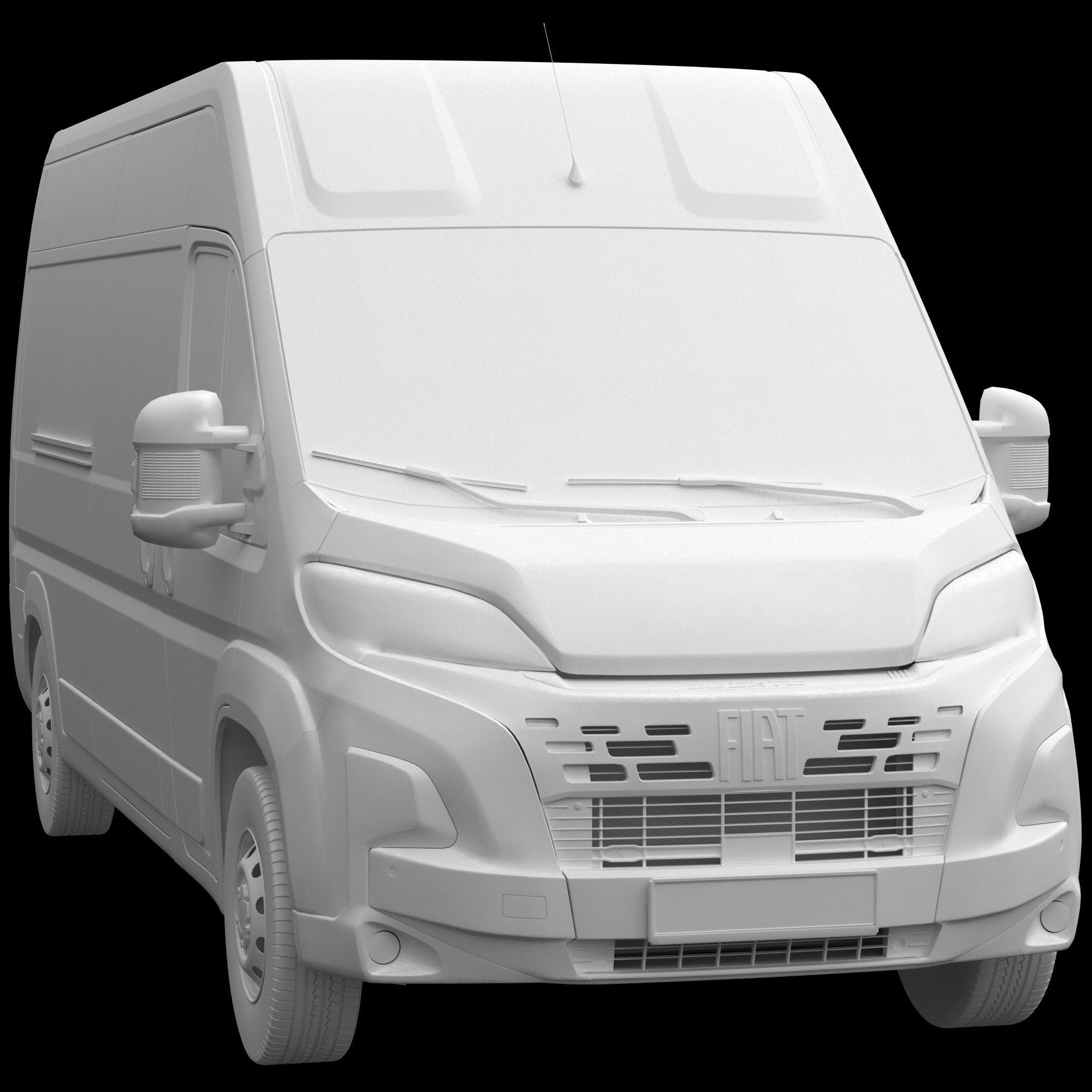 2024 FIAT DUCATO L3H2 - Detailed Interior 3D Model - View 14