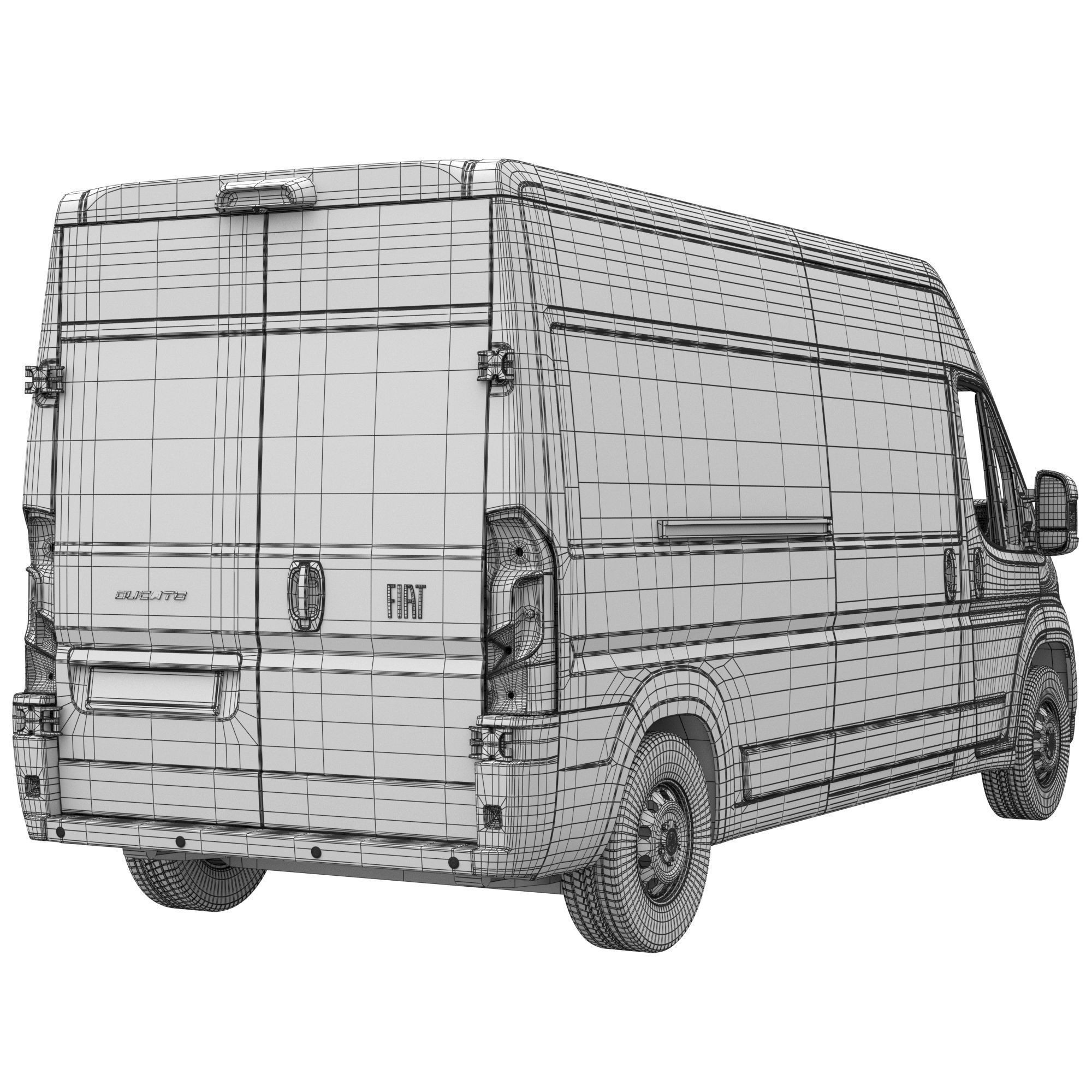 2024 FIAT DUCATO L3H2 - Detailed Interior 3D Model - View 16