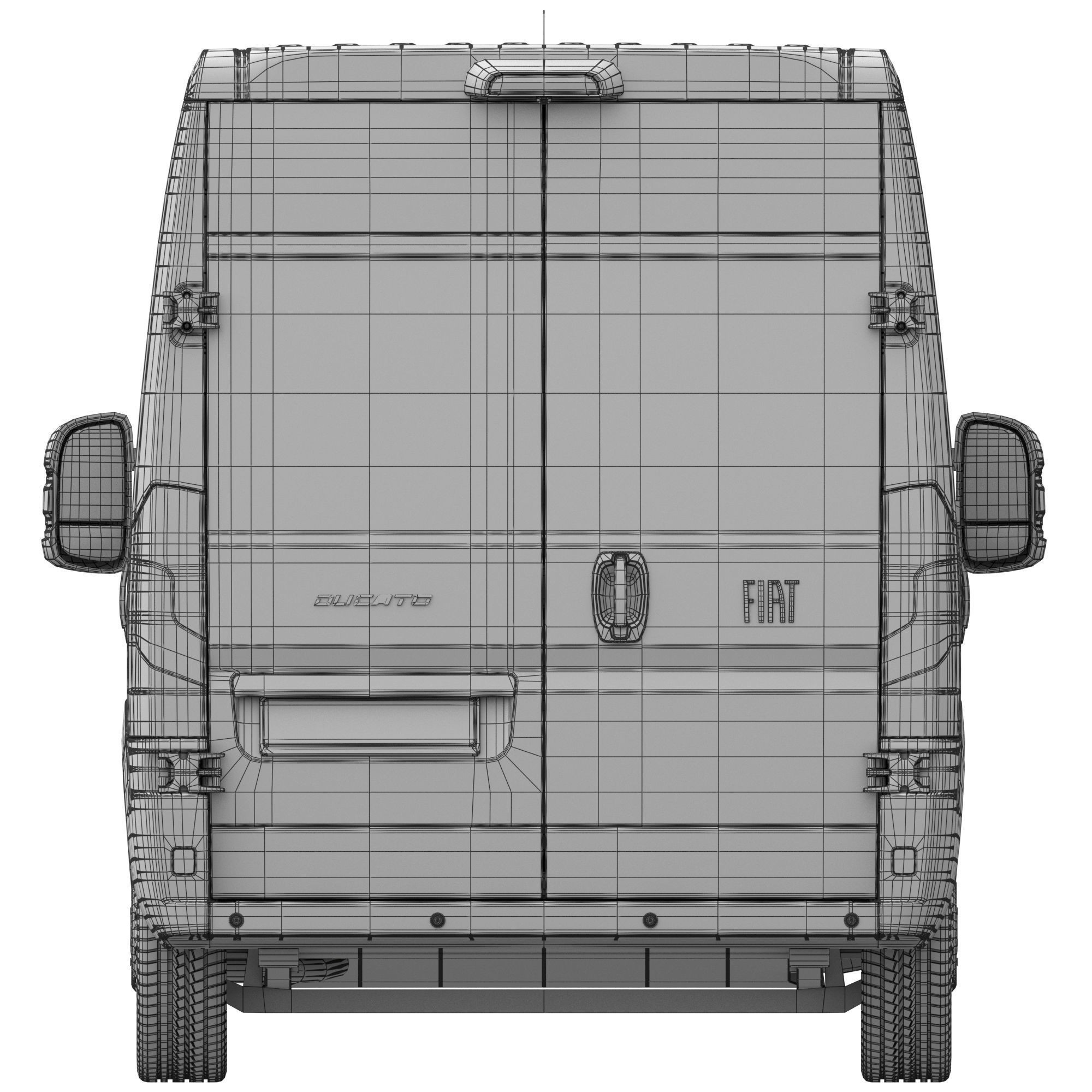 2024 FIAT DUCATO L3H2 - Detailed Interior 3D Model - View 19