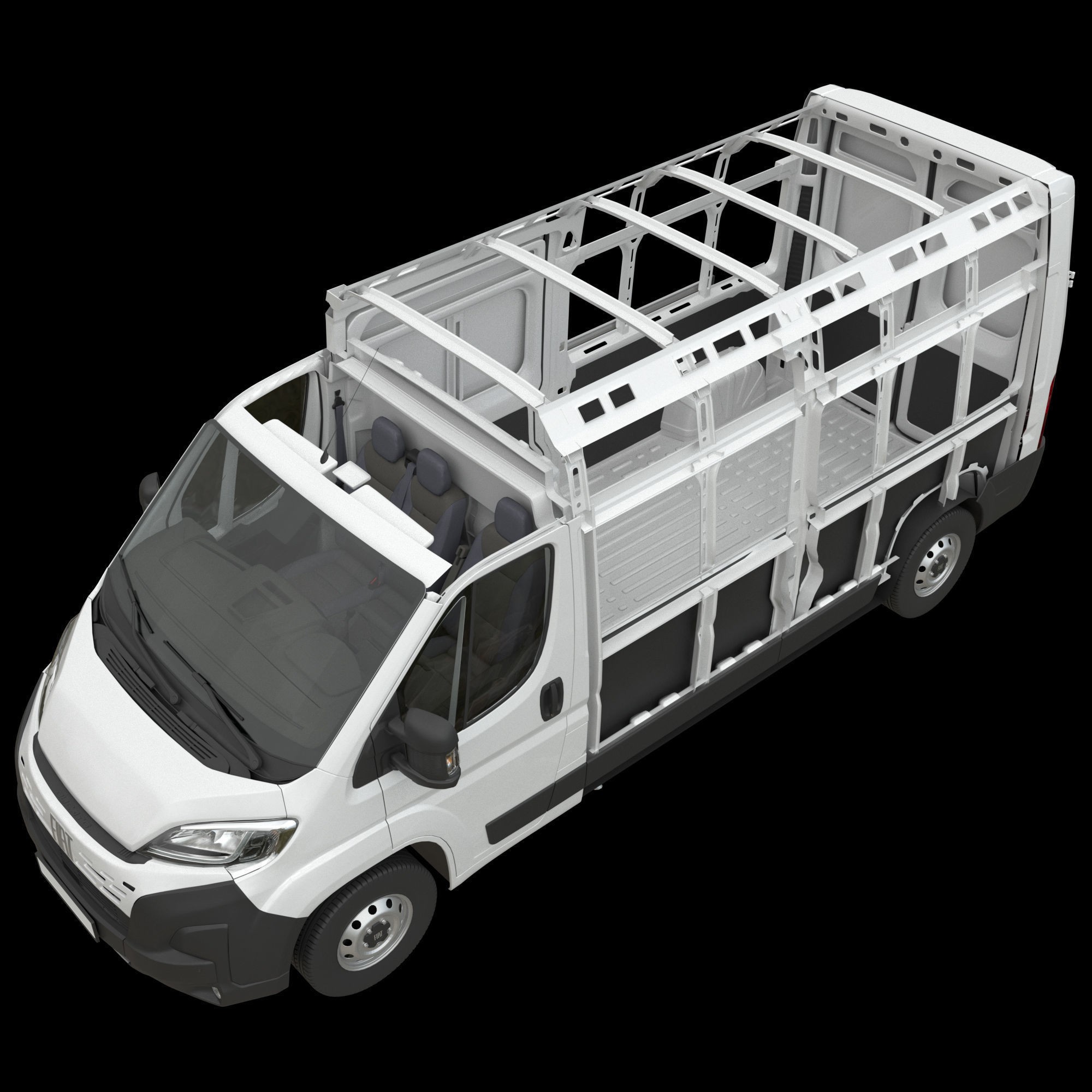 2024 FIAT DUCATO L3H2 - Detailed Interior 3D Model - View 23