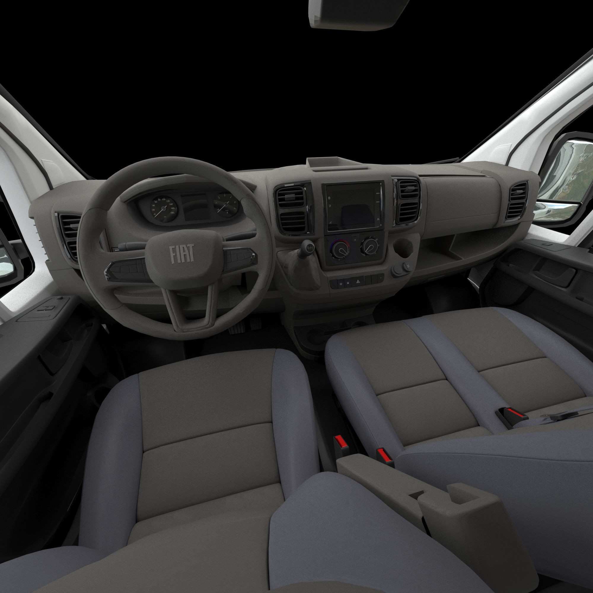 2024 FIAT DUCATO L3H2 - Detailed Interior 3D Model - View 27