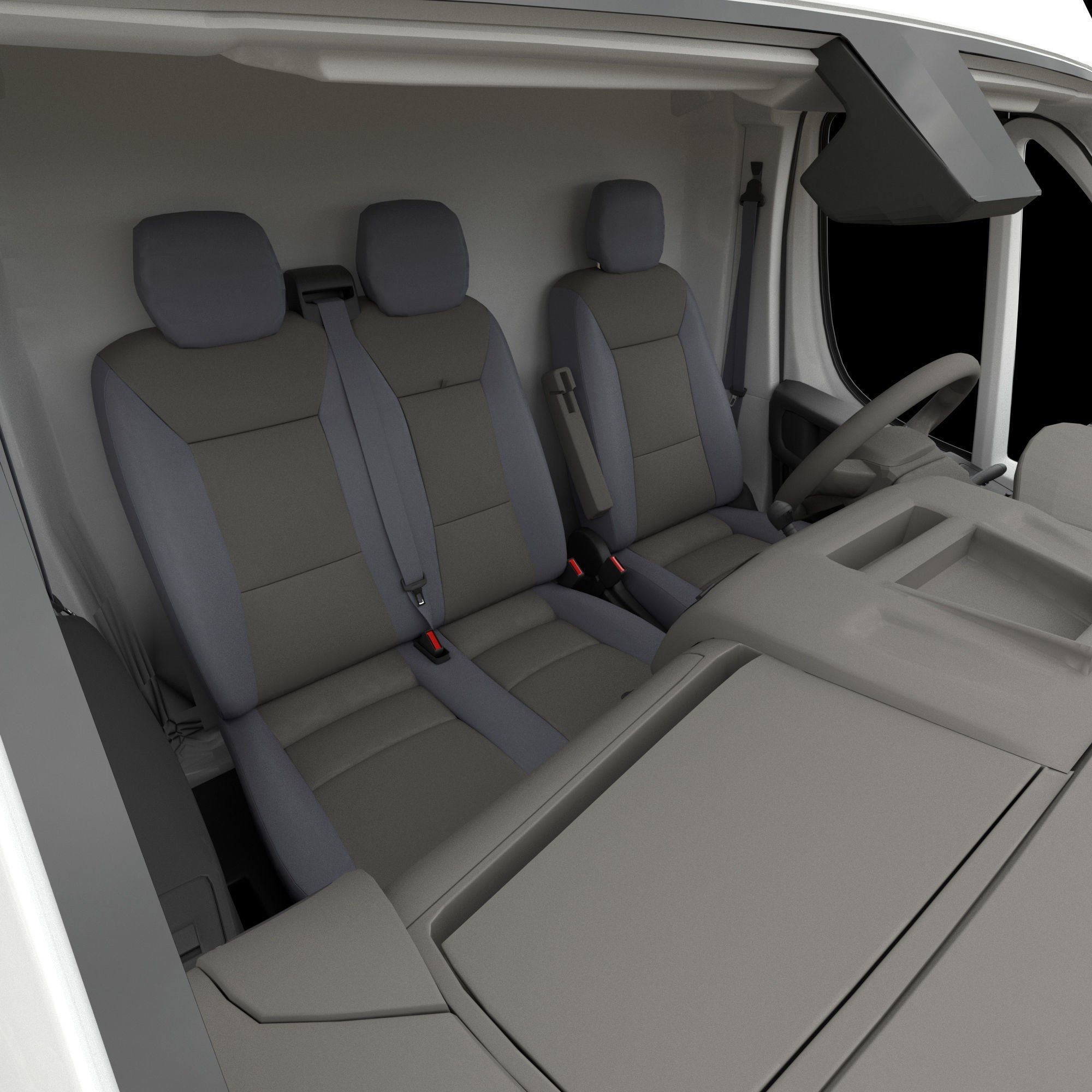 2024 FIAT DUCATO L3H2 - Detailed Interior 3D Model - View 29