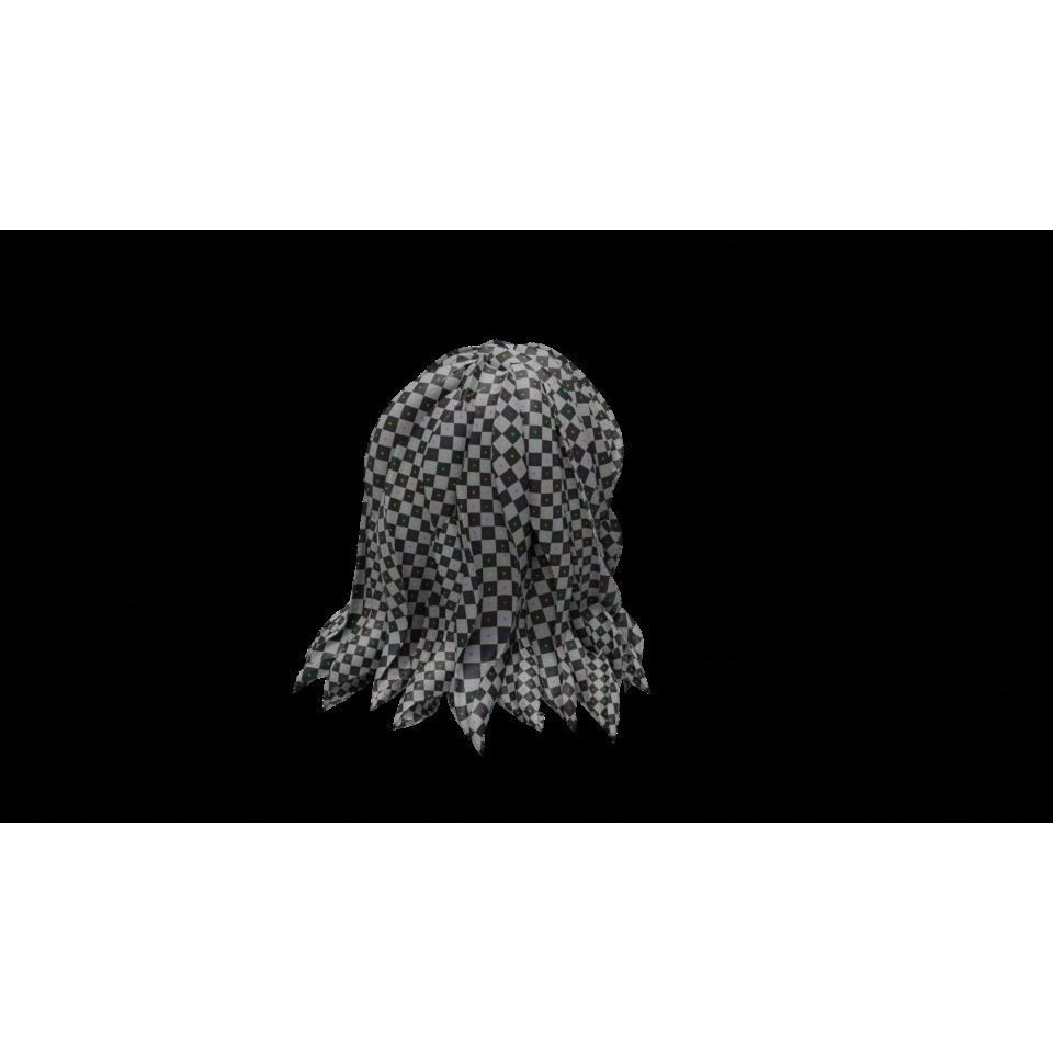 Stylized Haircuts 3D Model – Low Poly Collection for Blender and 3D Printing - View 26