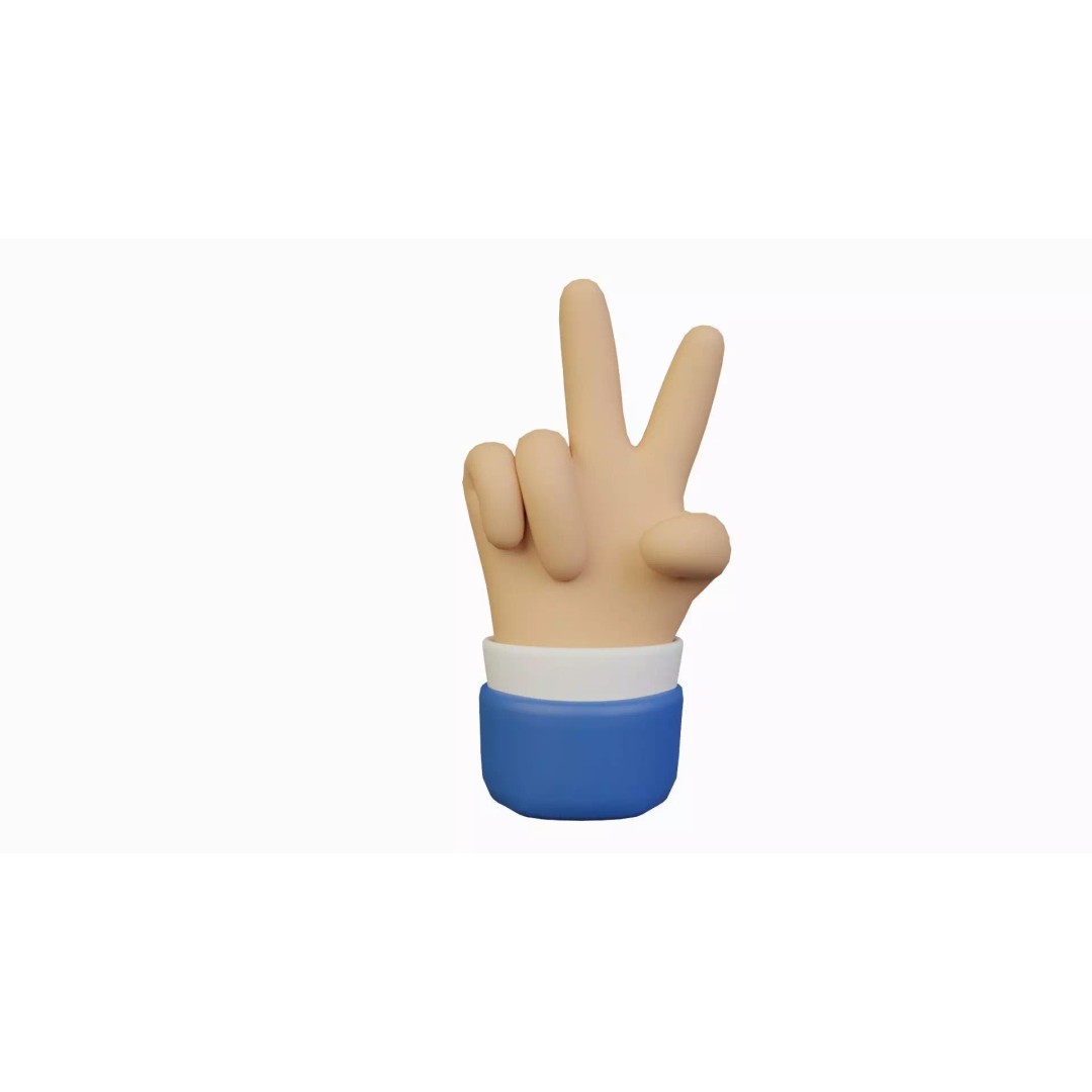 Animated Hand Gesture Pack 3D Model – Rigged & PBR Textured, FBX - View 11