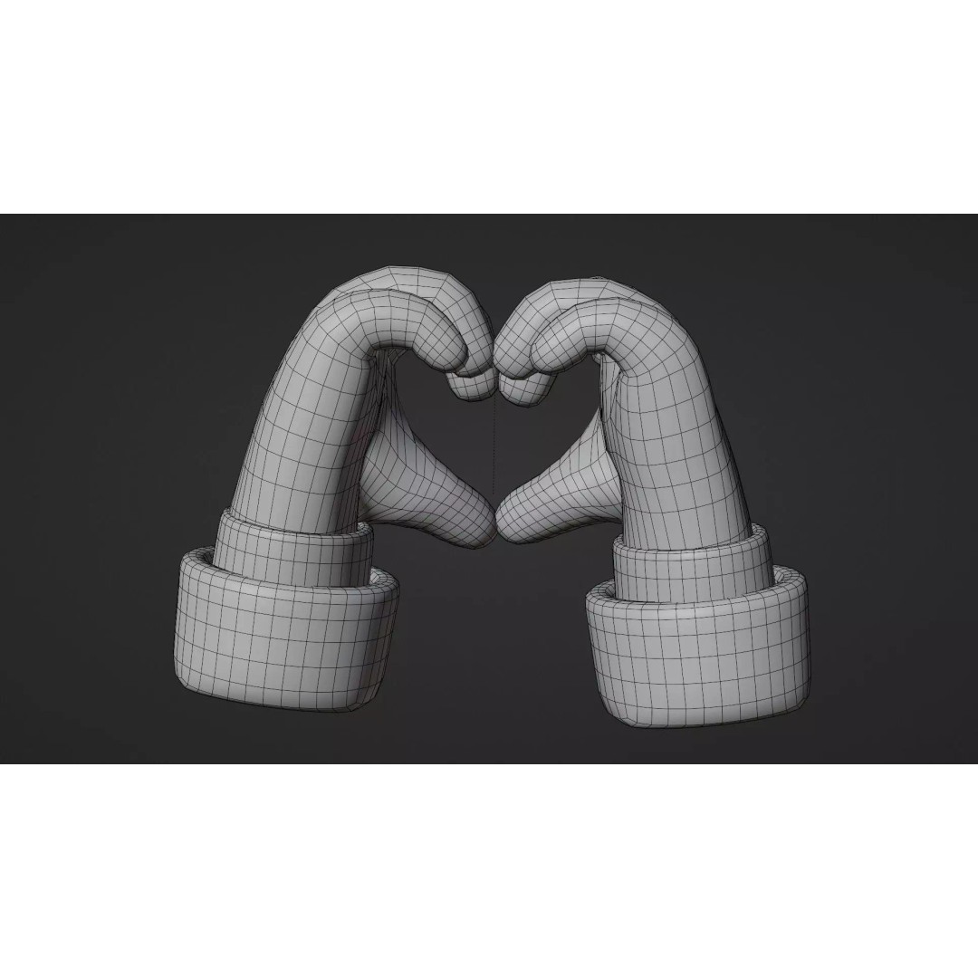 Animated Hand Gesture Pack 3D Model – Rigged & PBR Textured, FBX - View 26