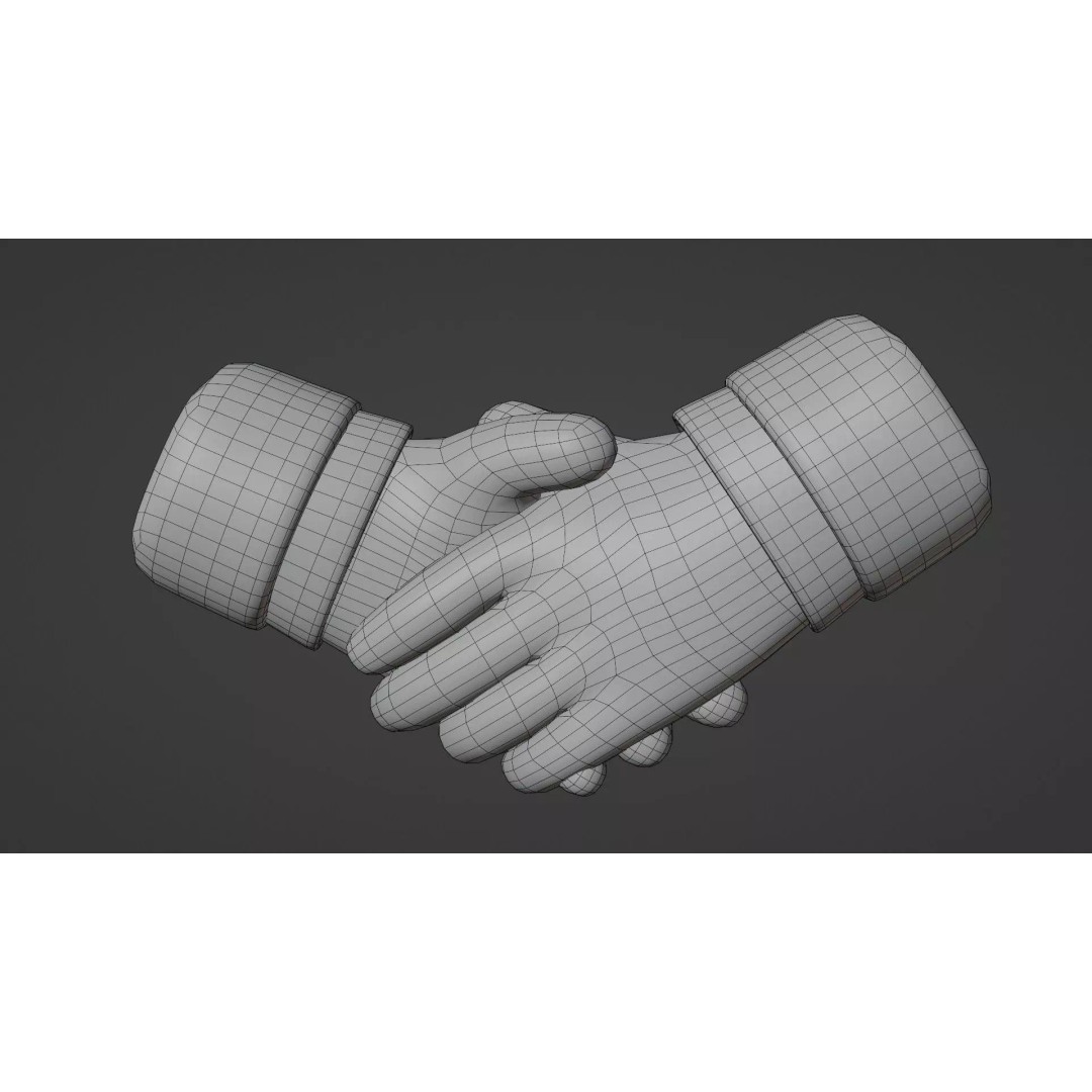 Animated Hand Gesture Pack 3D Model – Rigged & PBR Textured, FBX - View 4