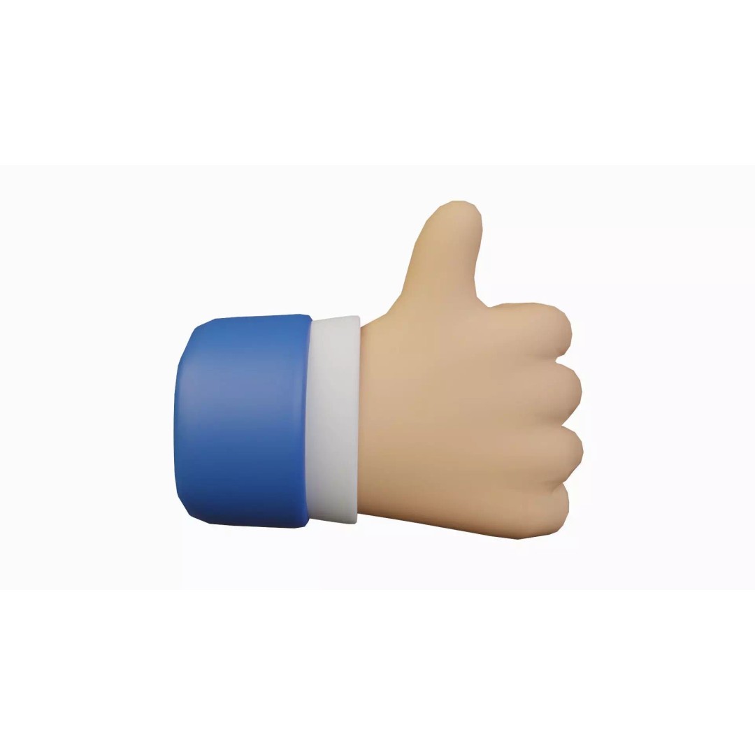 Animated Hand Gesture Pack 3D Model – Rigged & PBR Textured, FBX - View 5