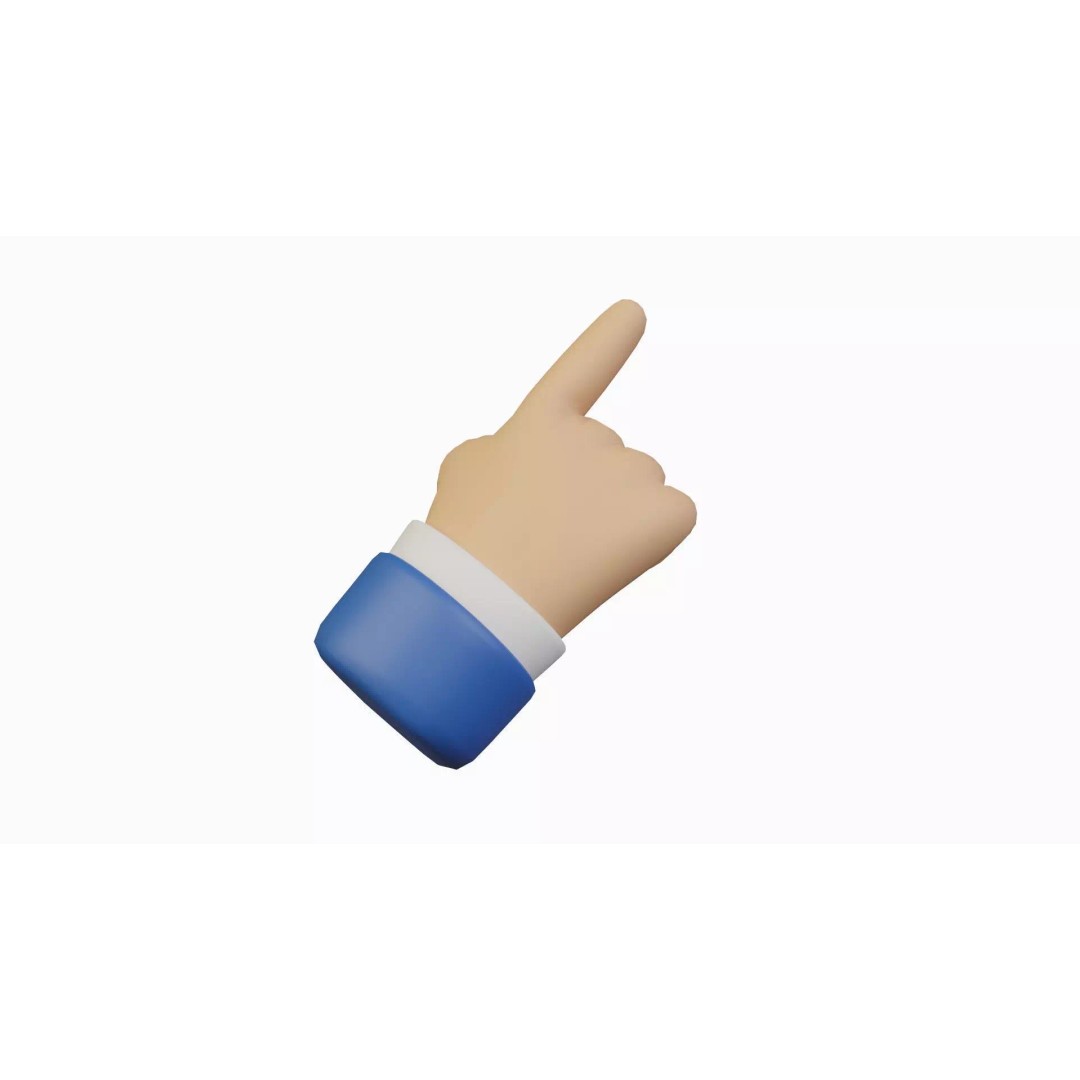 Animated Hand Gesture Pack 3D Model – Rigged & PBR Textured, FBX - View 7