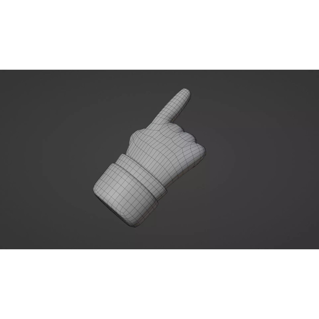 Animated Hand Gesture Pack 3D Model – Rigged & PBR Textured, FBX - View 8