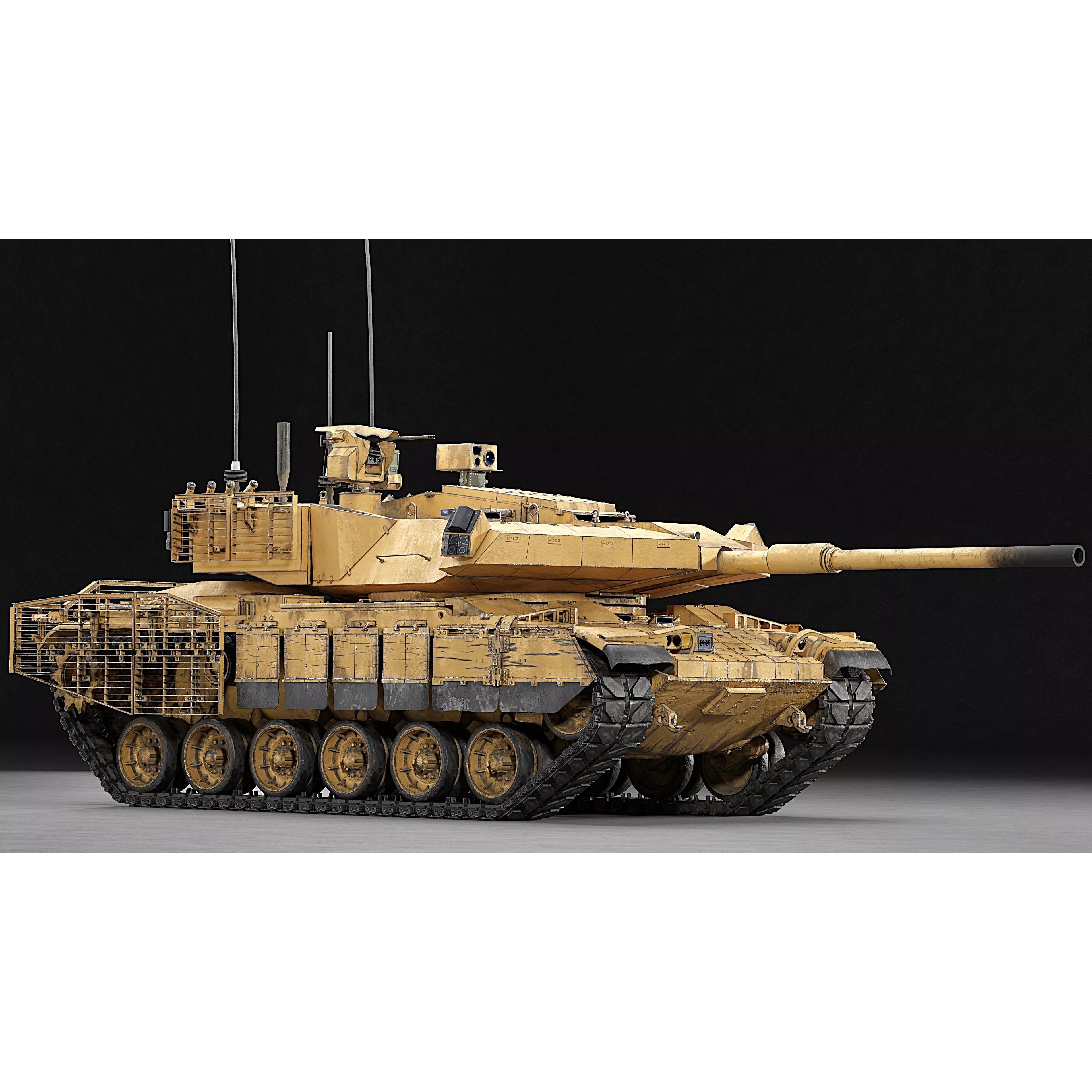 MZK Roketsan M60 - Low-Poly Game-Ready 3D Model - View 11