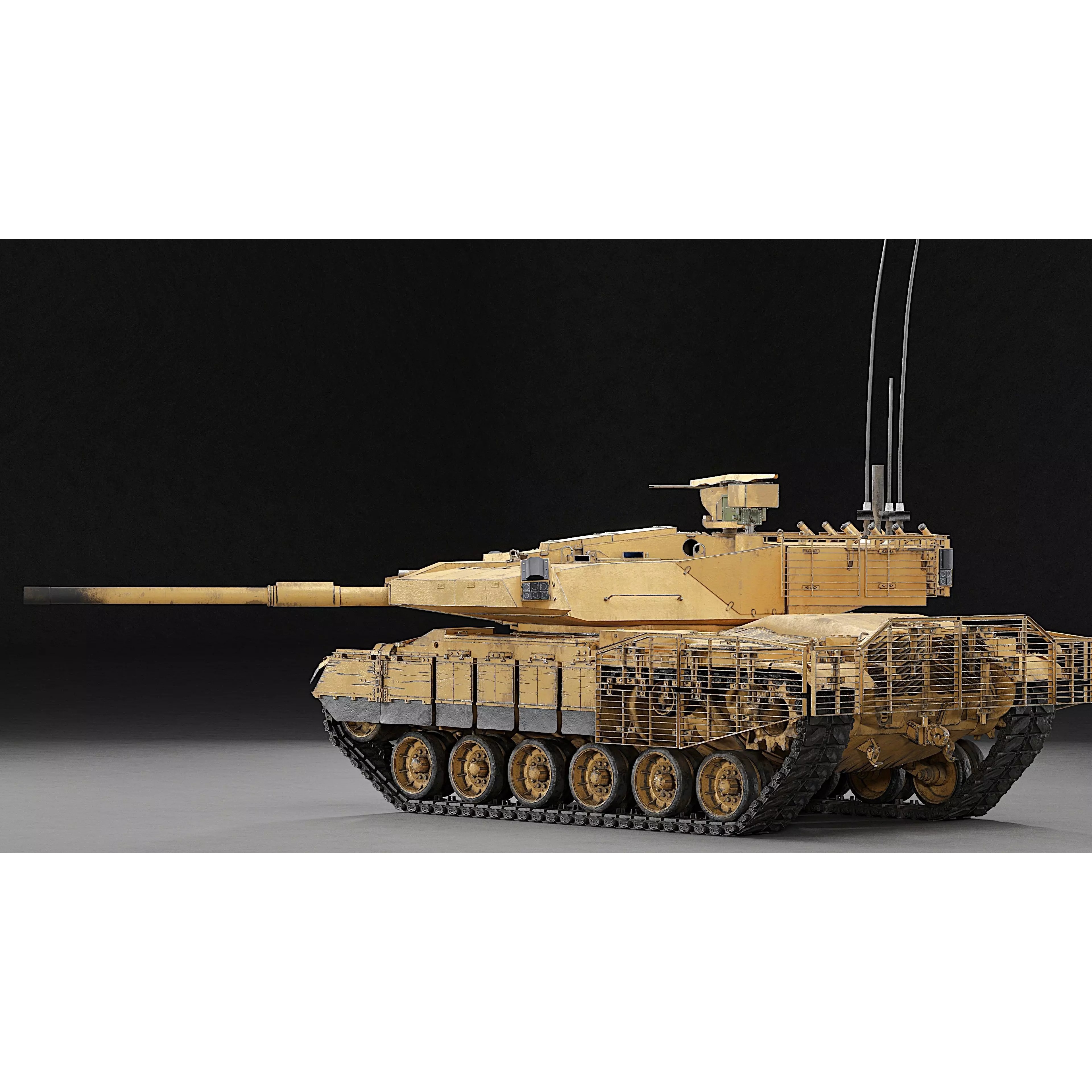 MZK Roketsan M60 - Low-Poly Game-Ready 3D Model - View 12