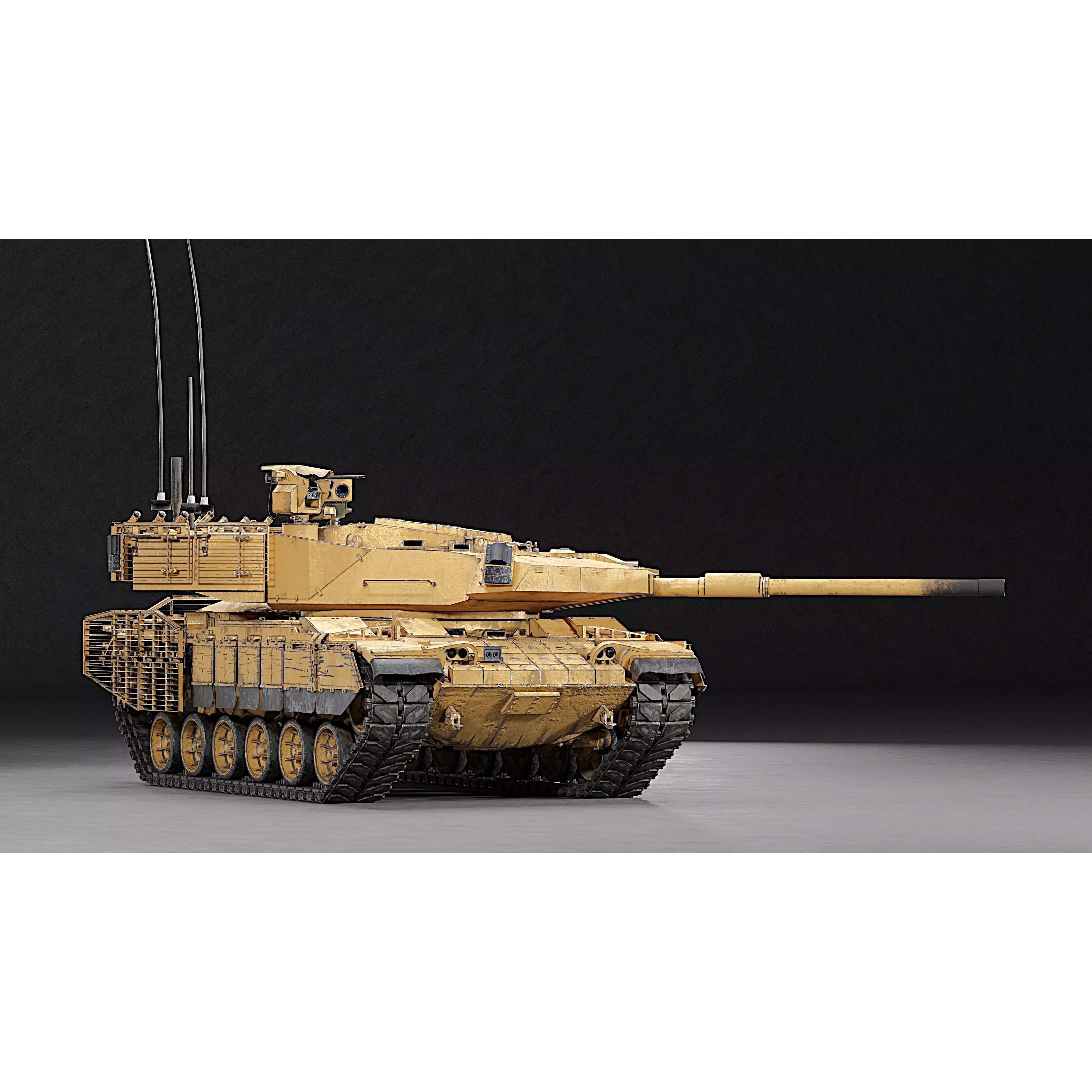 MZK Roketsan M60 - Low-Poly Game-Ready 3D Model - View 13