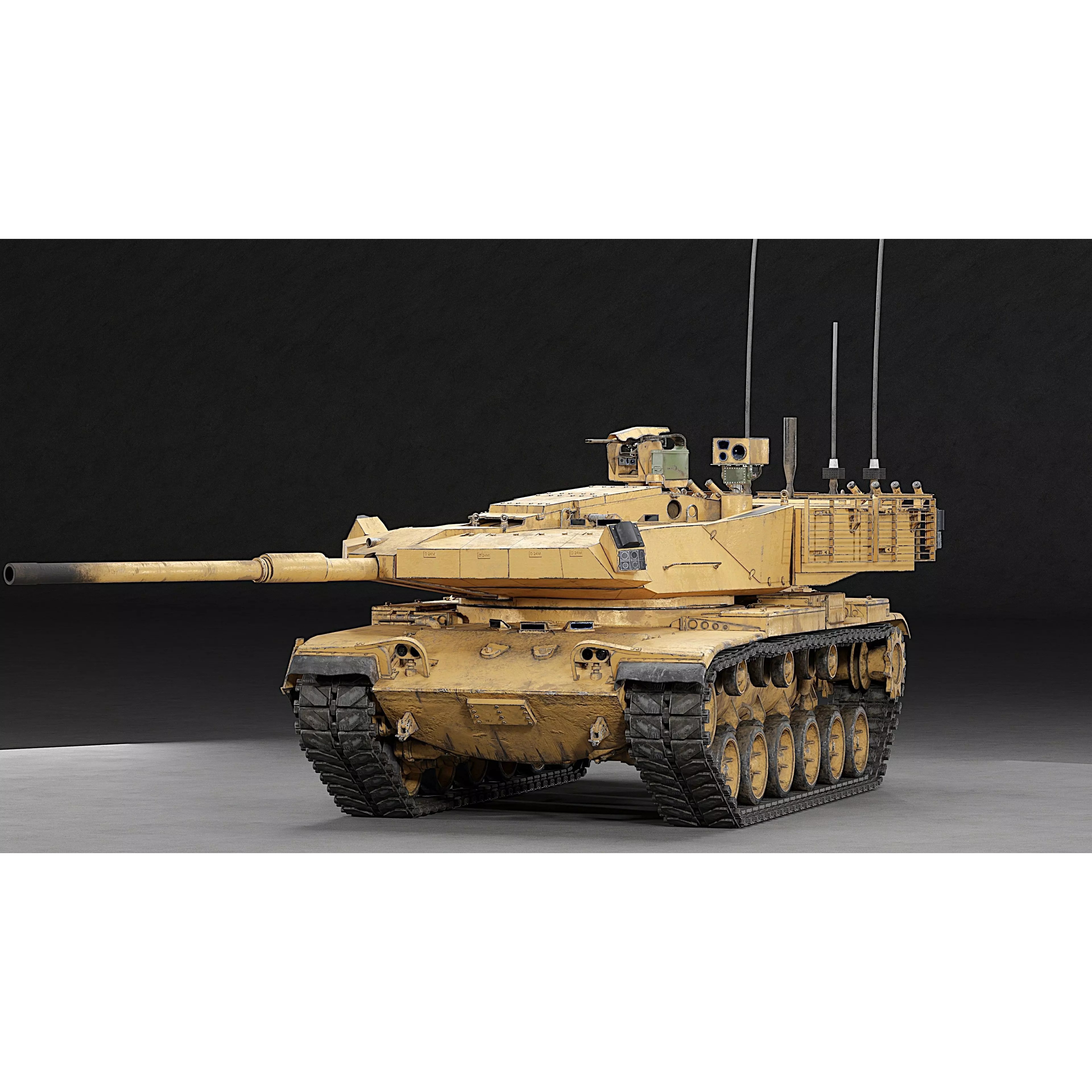 MZK Roketsan M60 - Low-Poly Game-Ready 3D Model - View 16