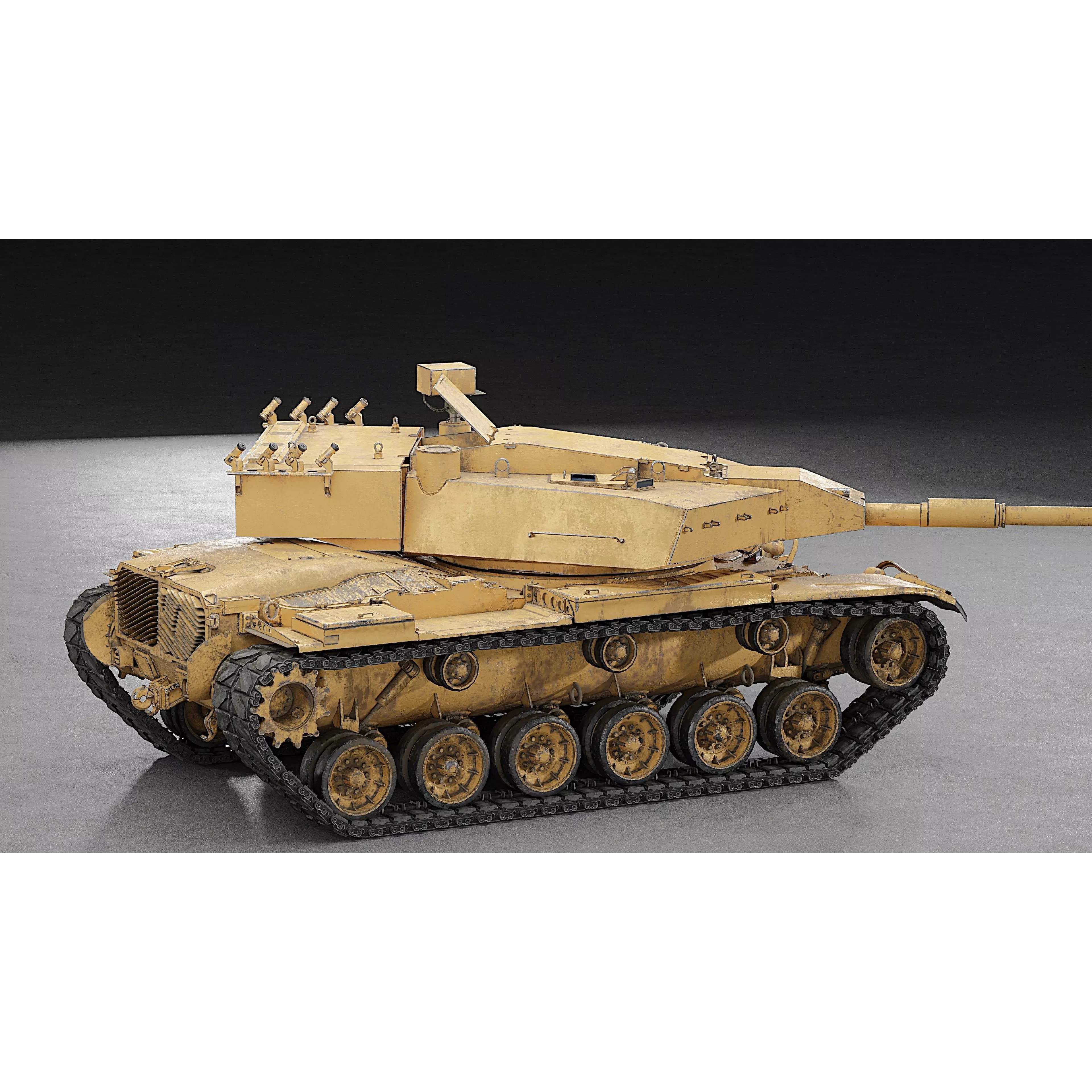 MZK Roketsan M60 - Low-Poly Game-Ready 3D Model - View 17