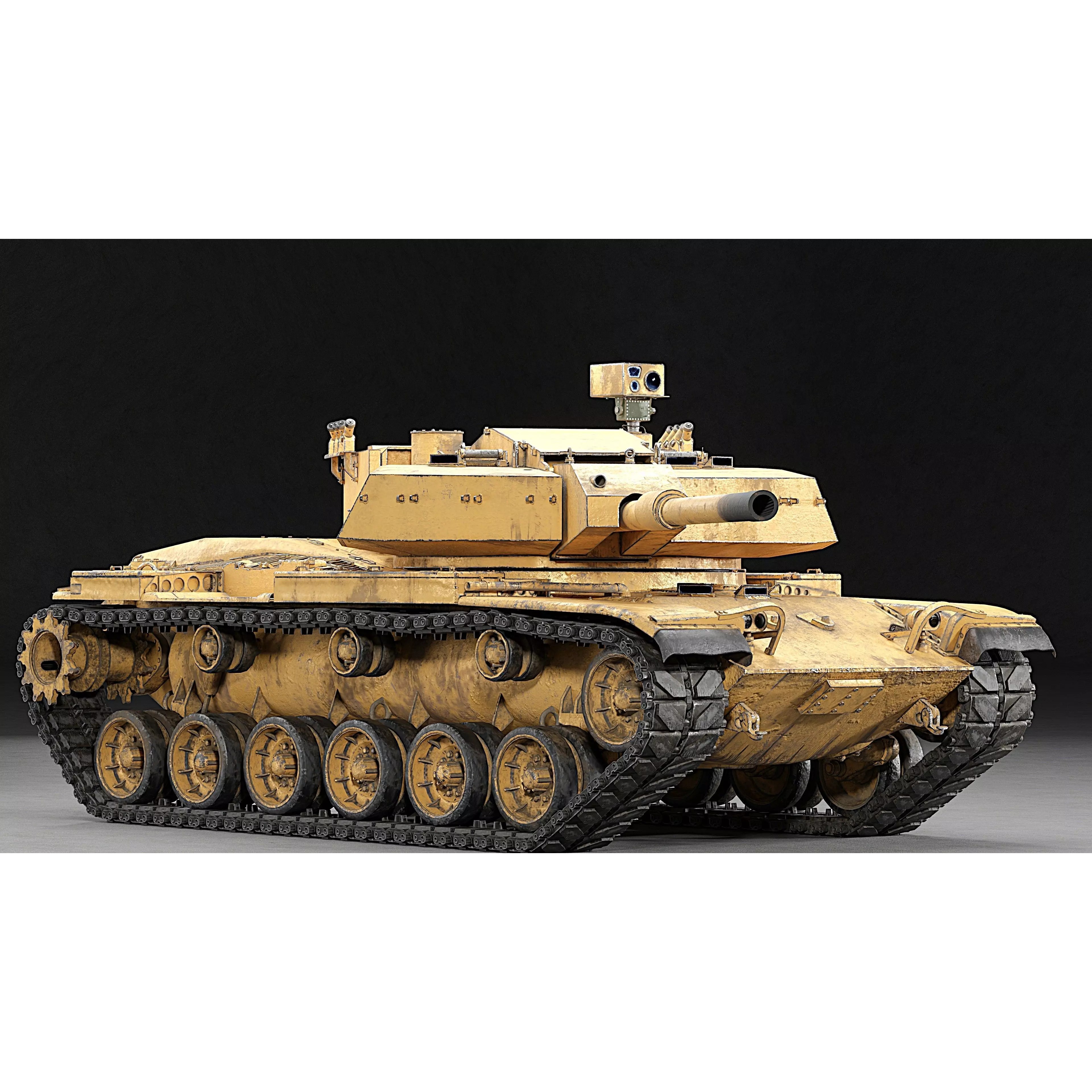 MZK Roketsan M60 - Low-Poly Game-Ready 3D Model - View 18