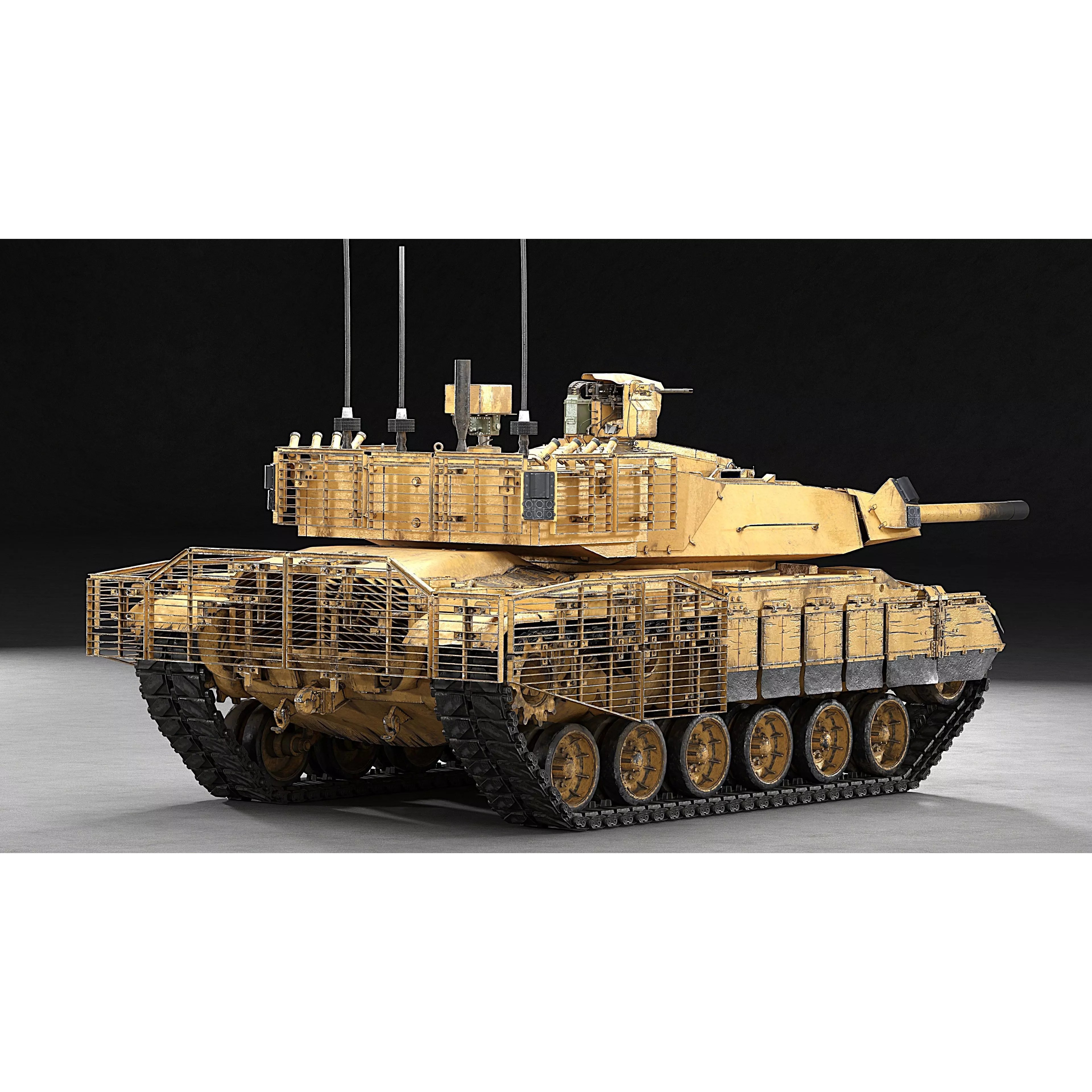 MZK Roketsan M60 - Low-Poly Game-Ready 3D Model - View 19