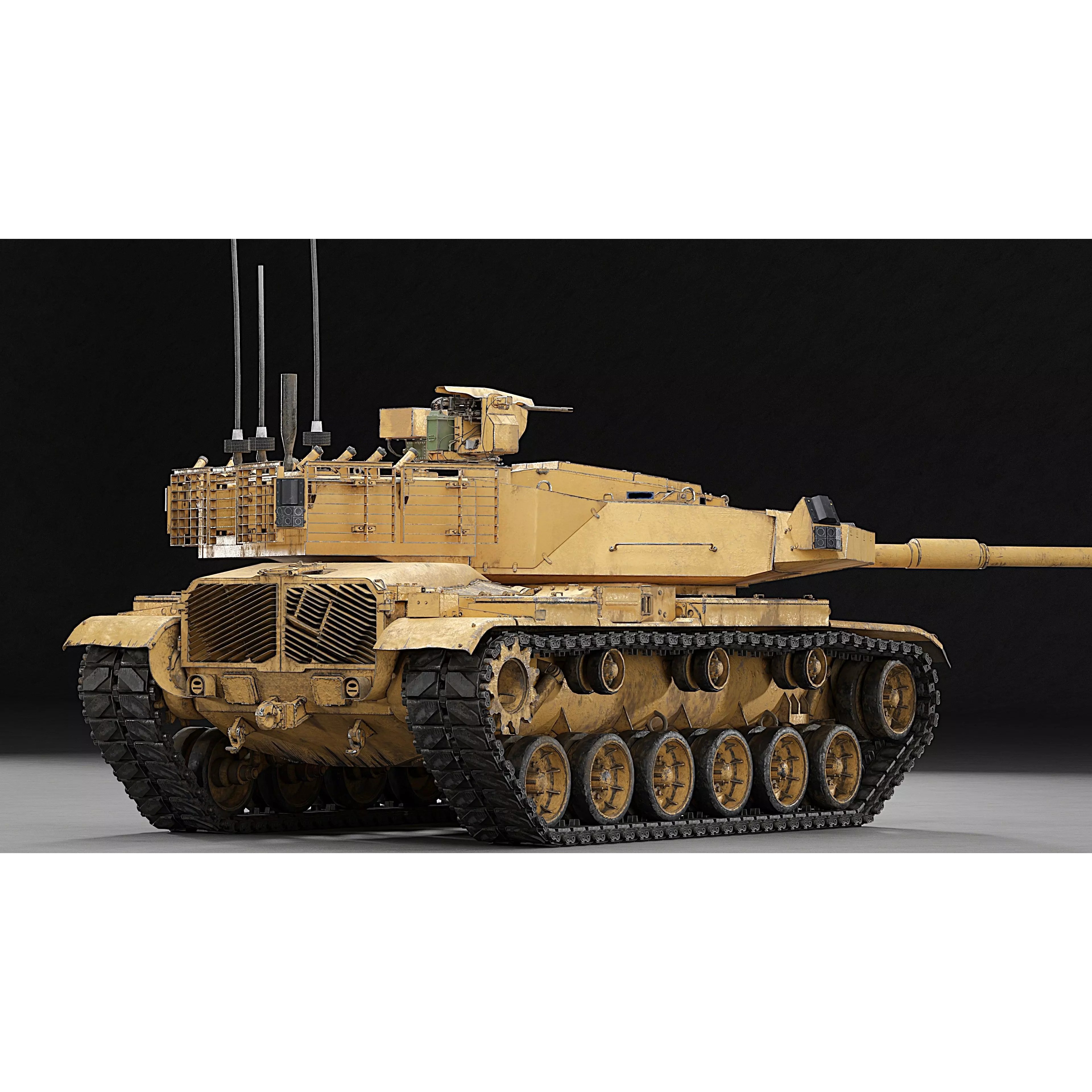 MZK Roketsan M60 - Low-Poly Game-Ready 3D Model - View 21