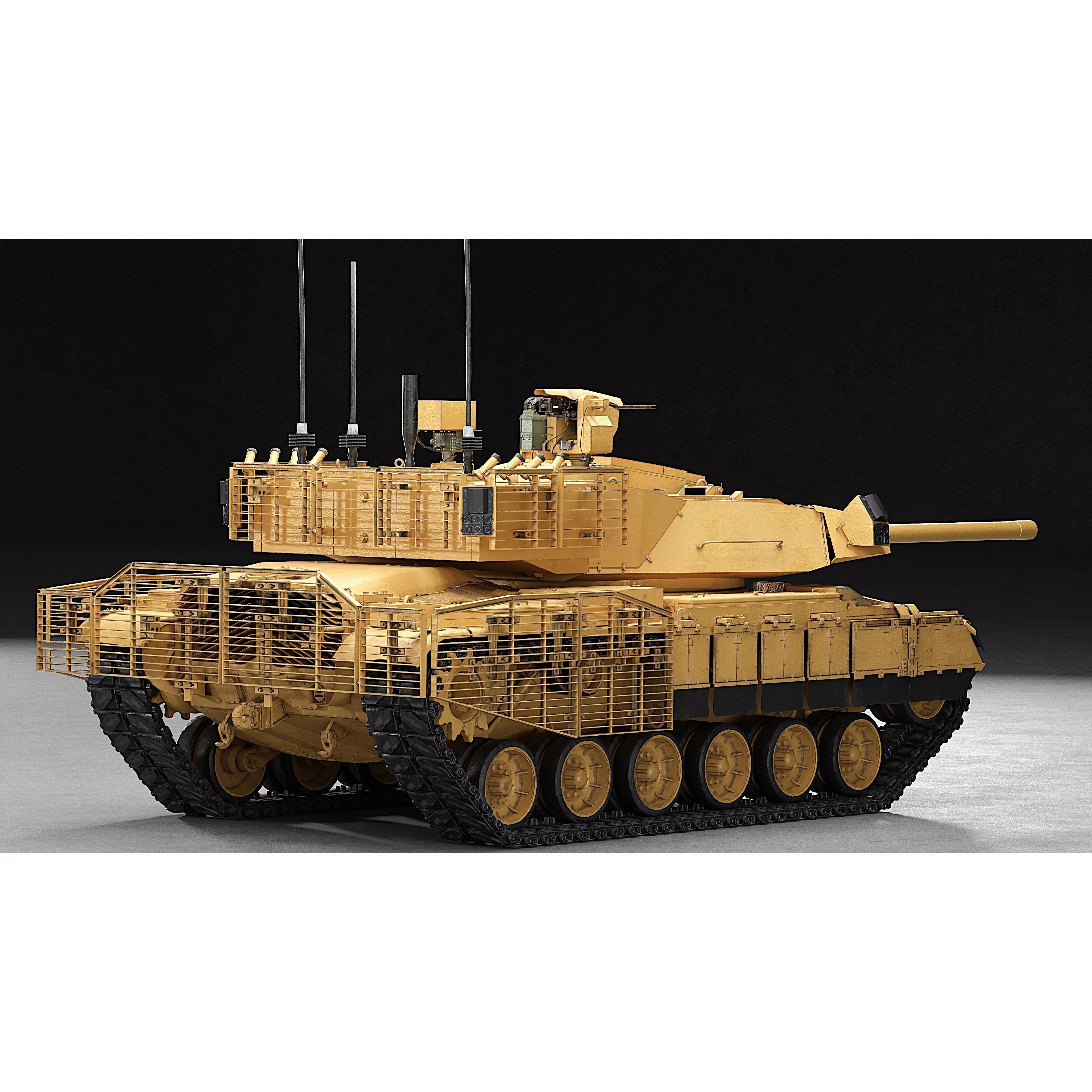MZK Roketsan M60 - Low-Poly Game-Ready 3D Model - View 23