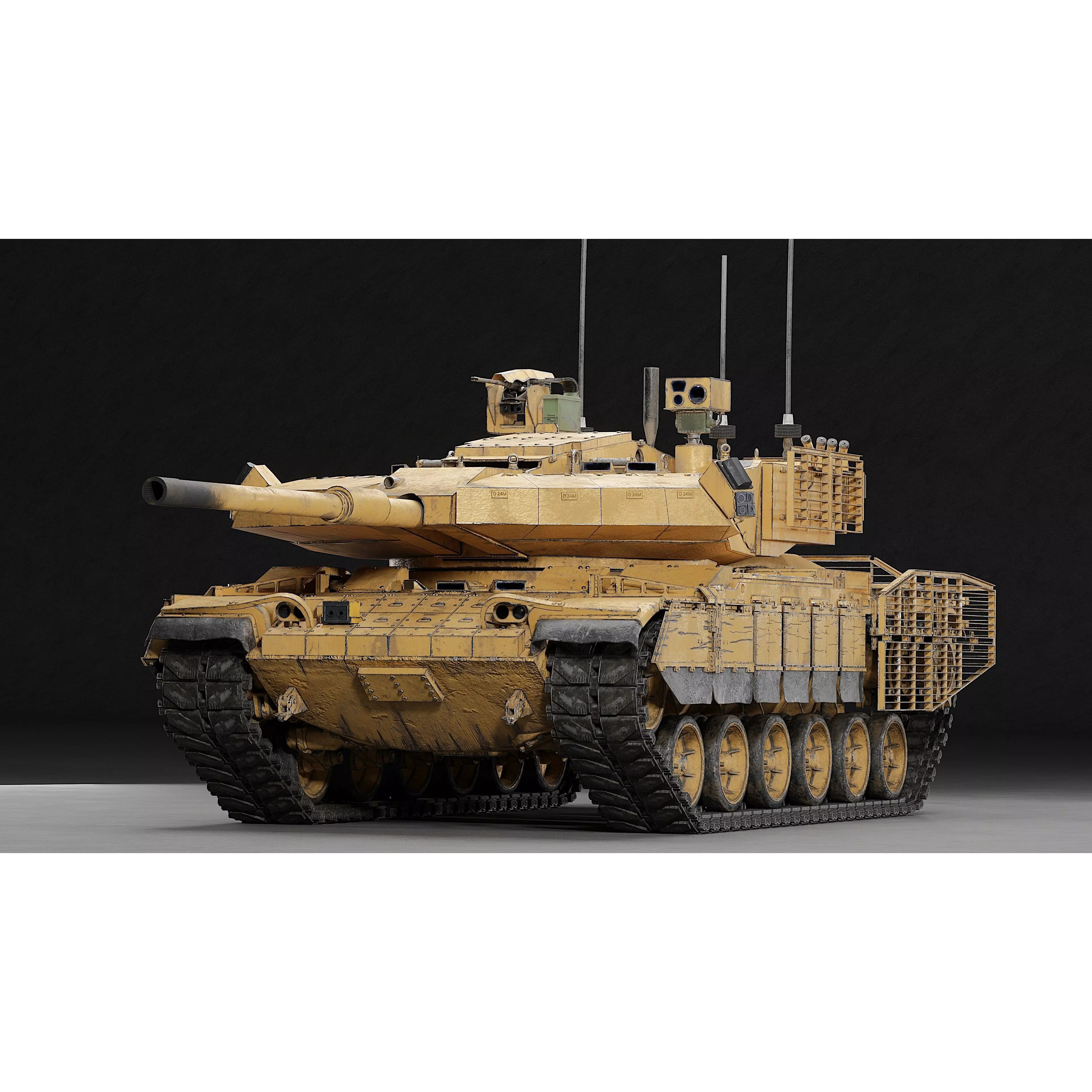 MZK Roketsan M60 - Low-Poly Game-Ready 3D Model - View 3