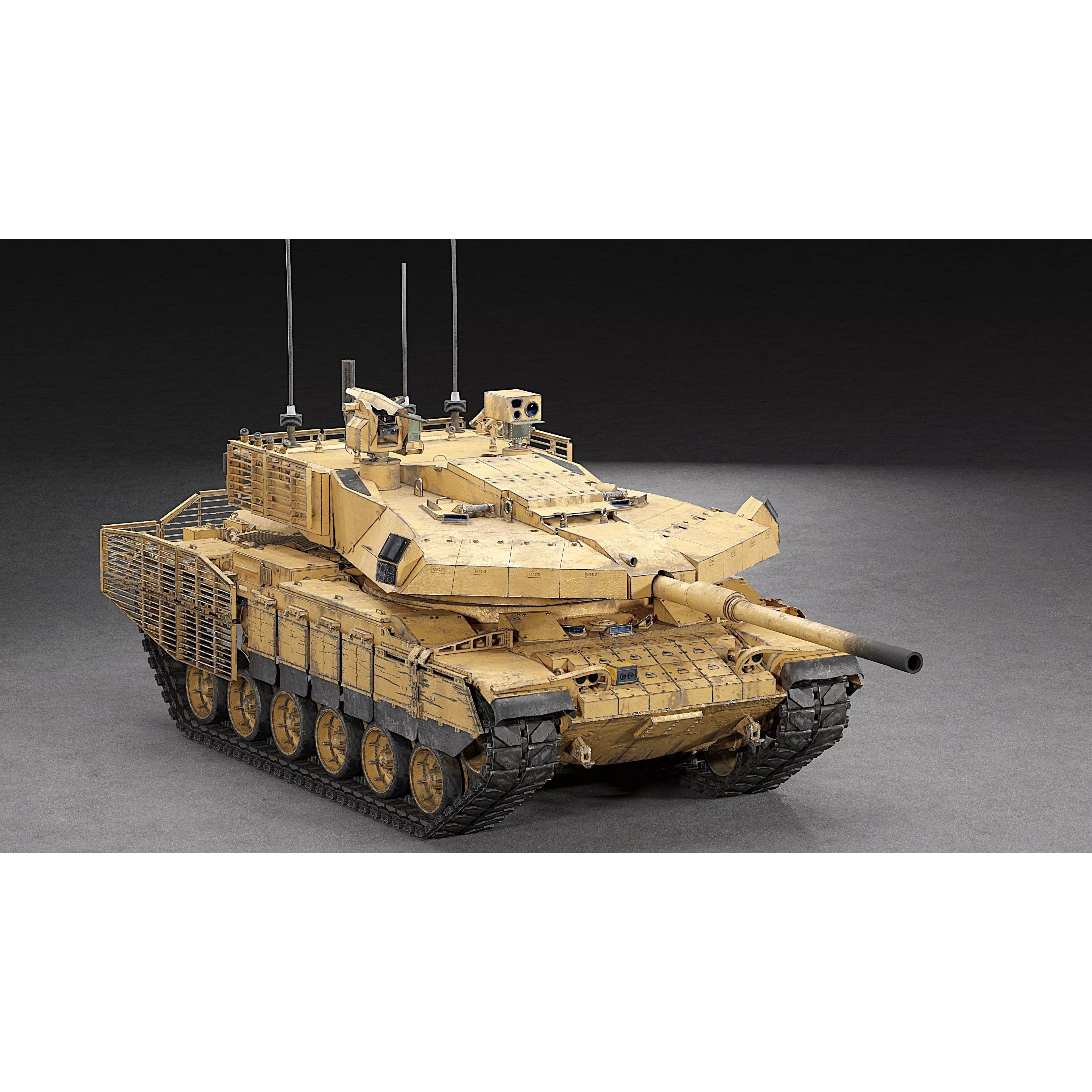 MZK Roketsan M60 - Low-Poly Game-Ready 3D Model - View 4