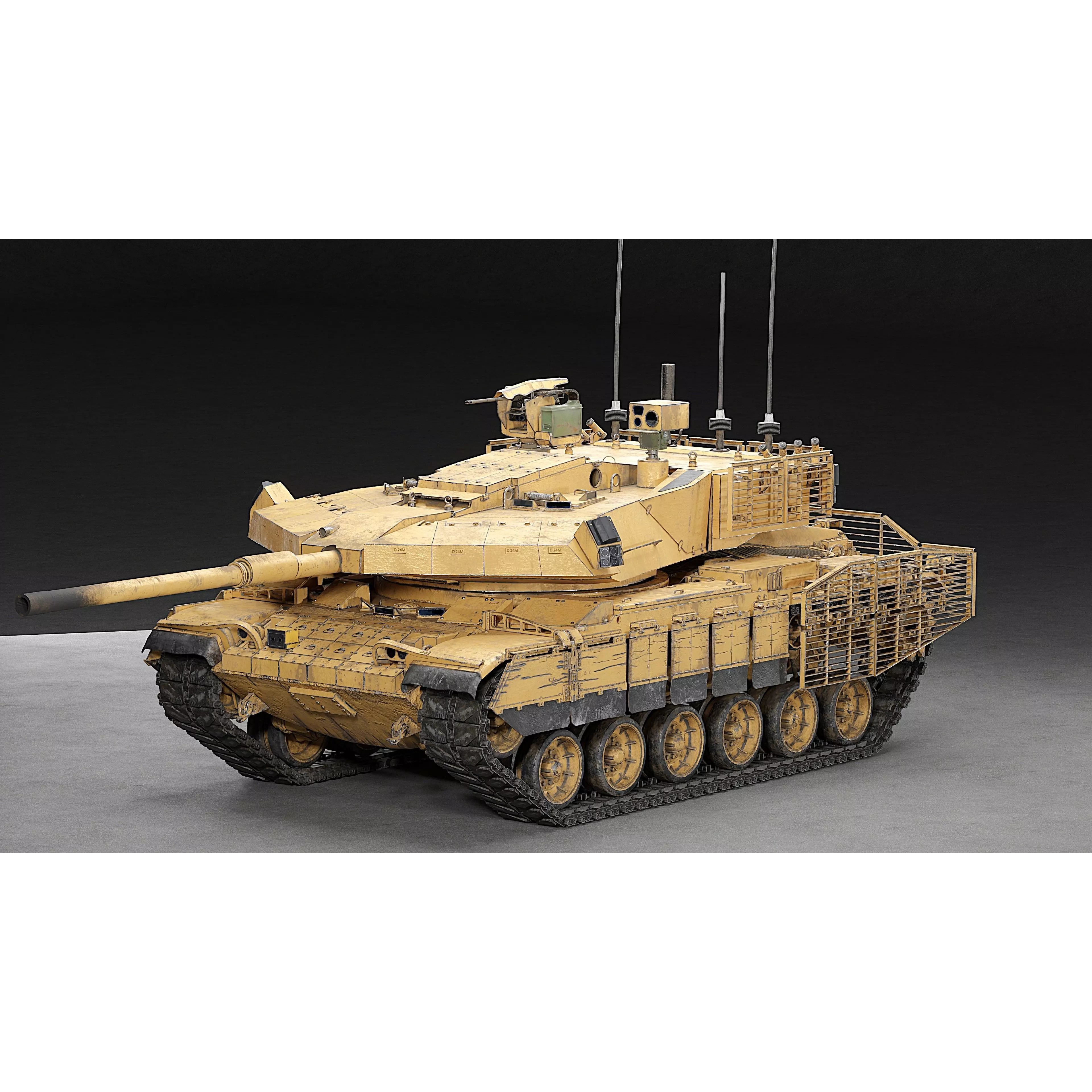 MZK Roketsan M60 - Low-Poly Game-Ready 3D Model - View 5