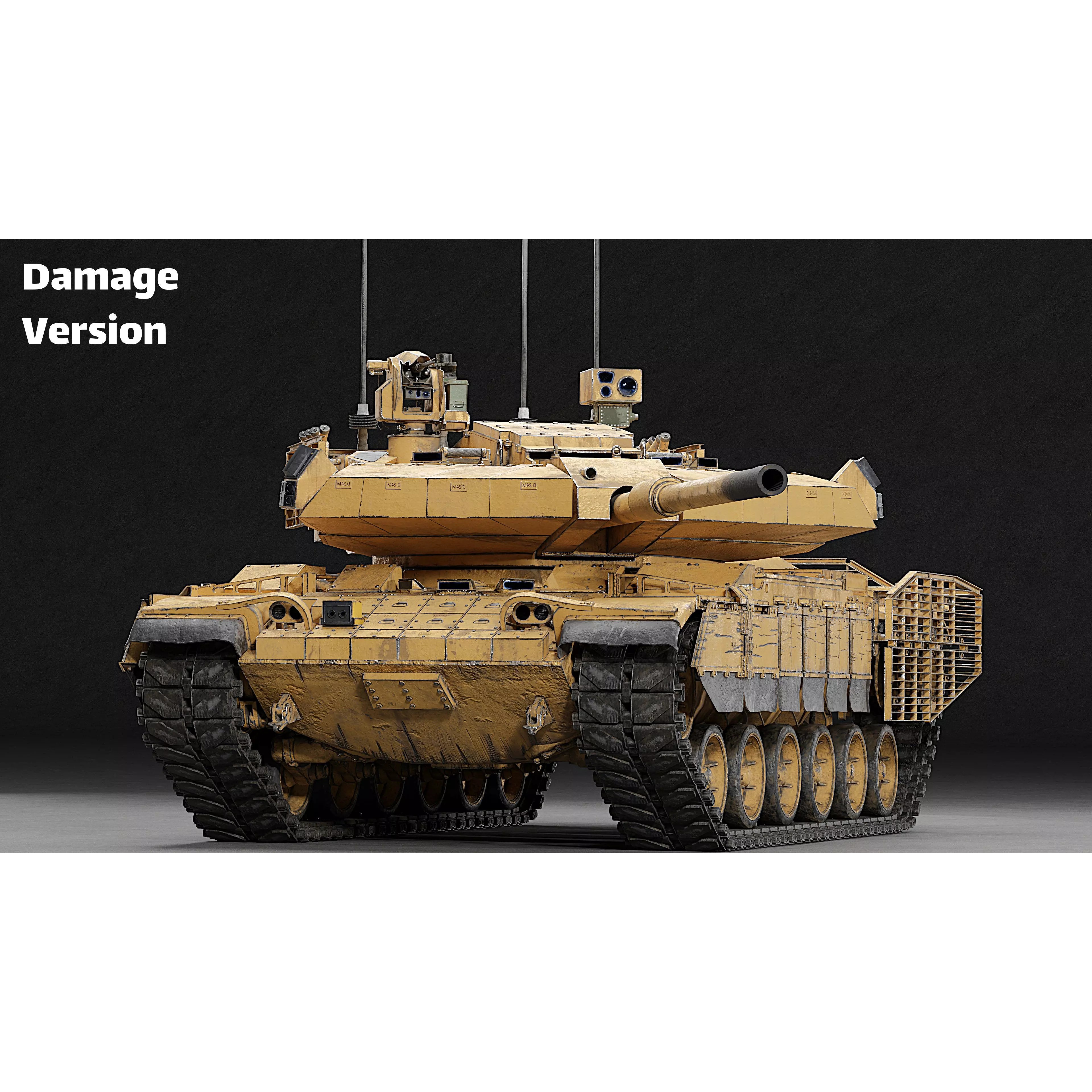 MZK Roketsan M60 - Low-Poly Game-Ready 3D Model - View 6