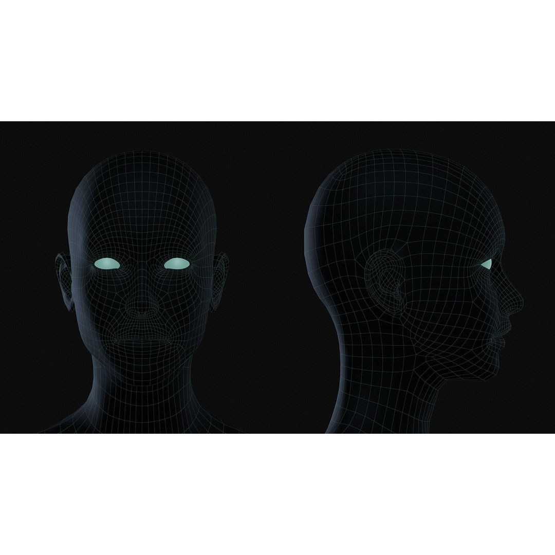 Realistic Female Body Base Mesh 3D Model – Low Poly Character, FBX, OBJ - View 7