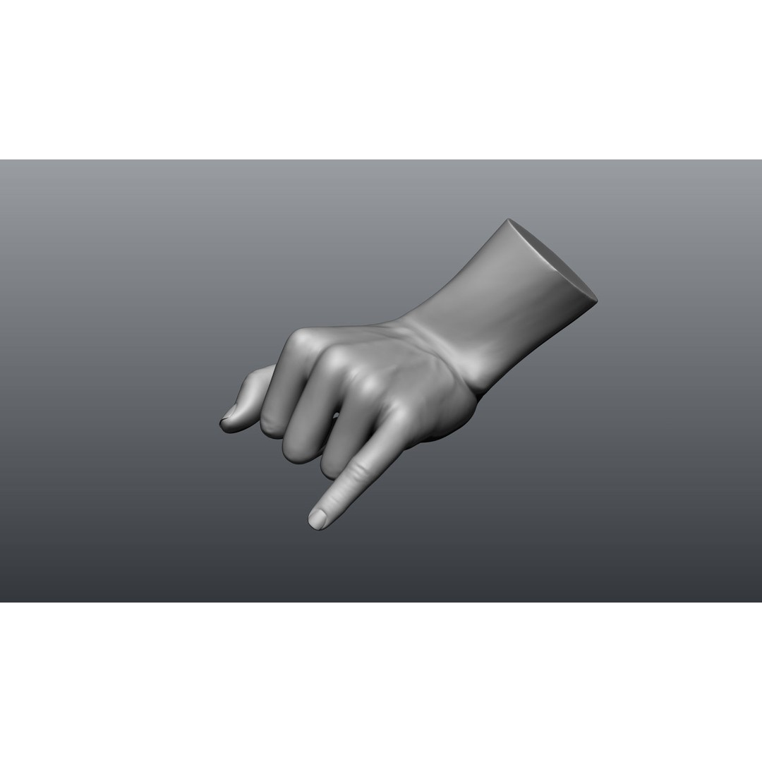 Female Hands 3D Model – Realistic Sculpt, ZTL & OBJ Formats - View 14