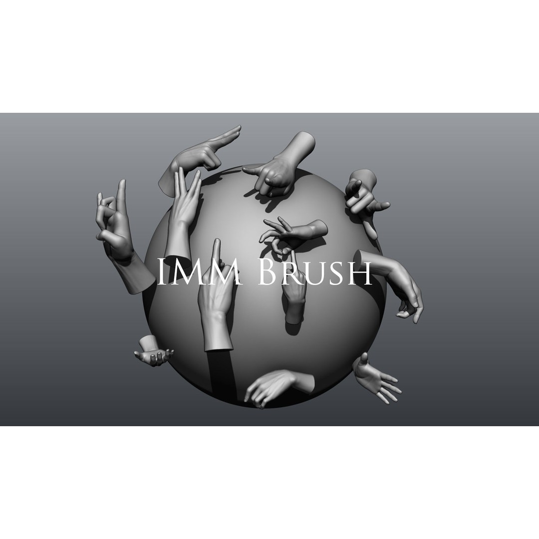 Female Hands 3D Model – Realistic Sculpt, ZTL & OBJ Formats - View 3