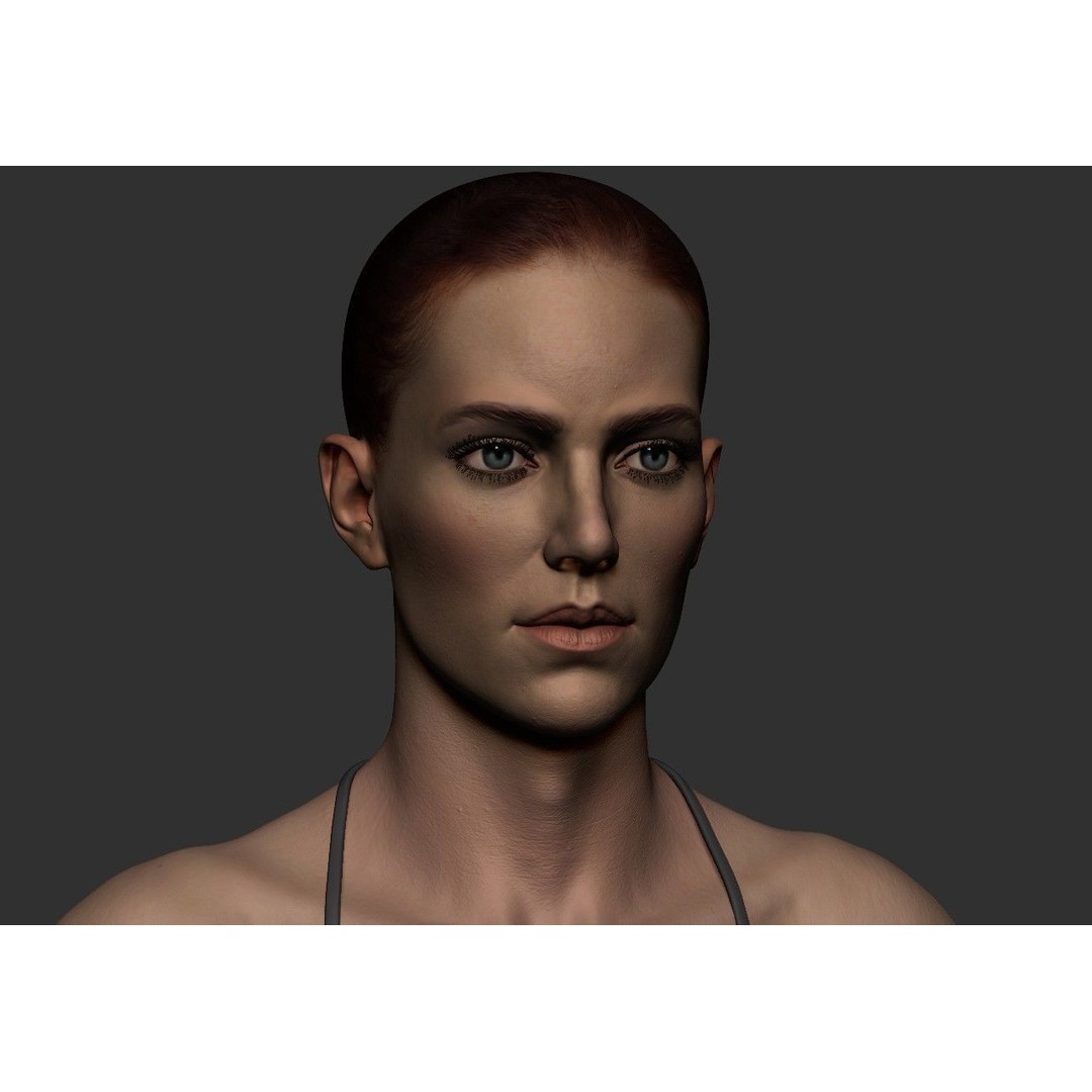Female Anatomy Study 3D Model – Low Poly ZBrush Asset, Game Ready - View 18