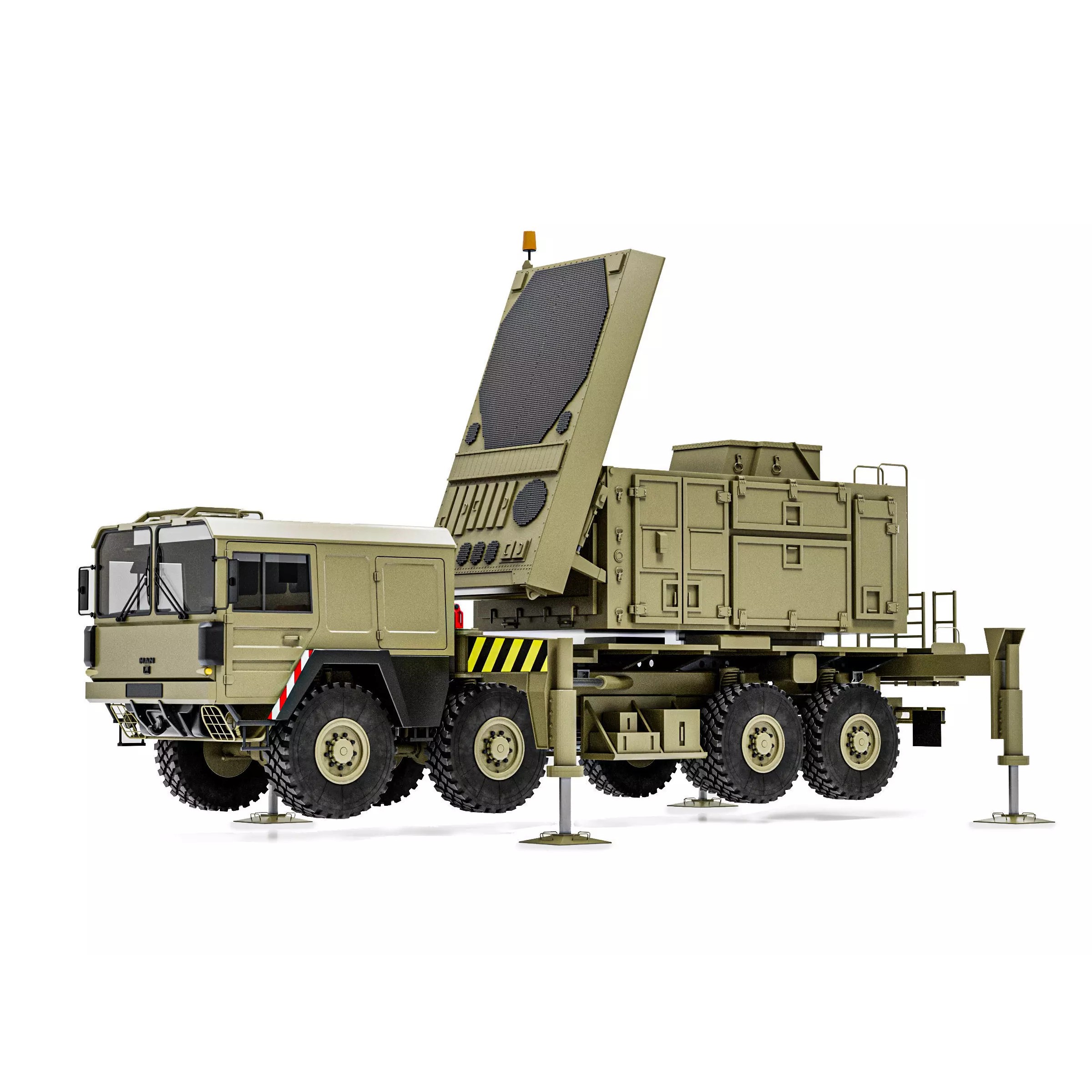 MPQ-53 Radar System - High-Quality 3D Model - View 2