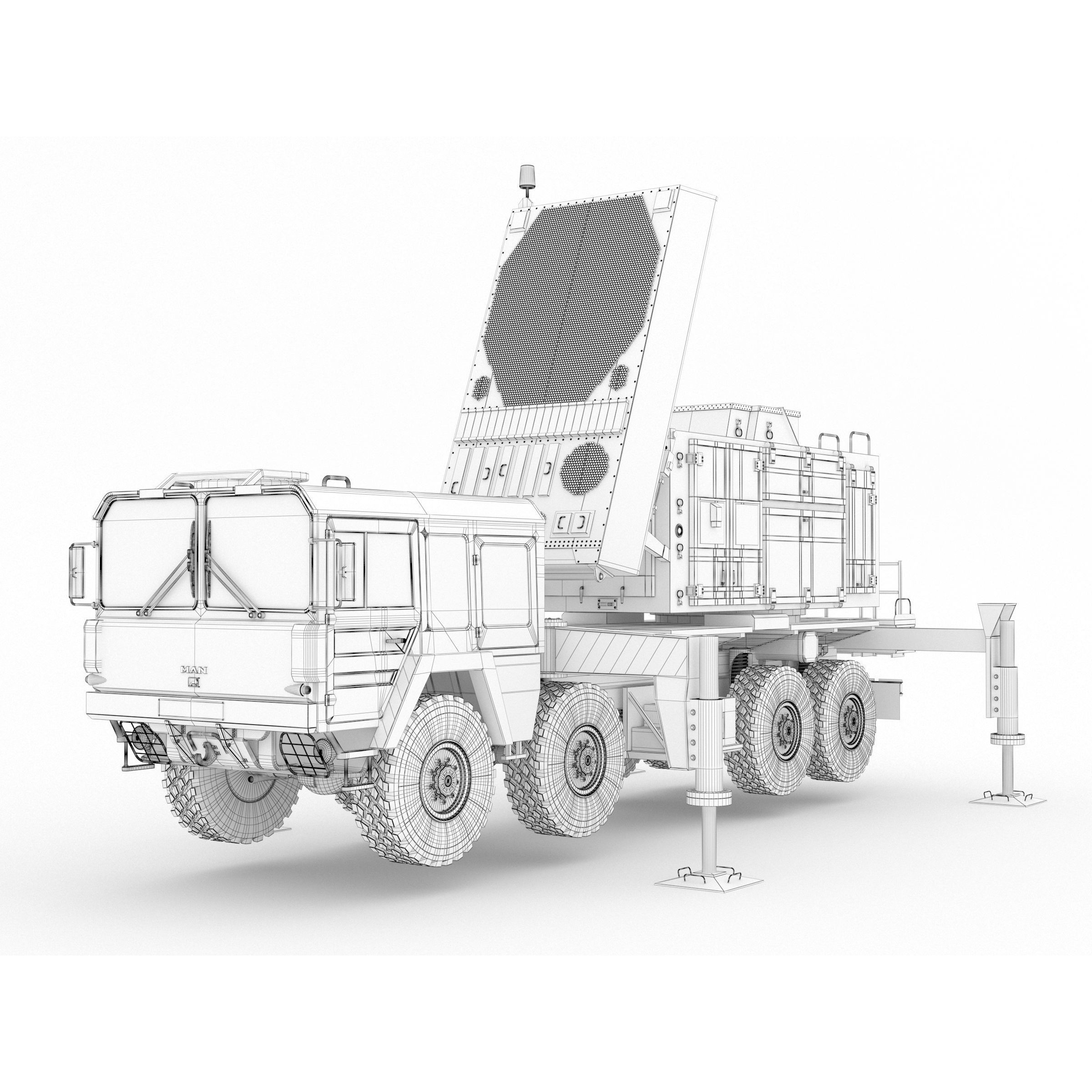 MPQ-53 Radar System - High-Quality 3D Model - View 27