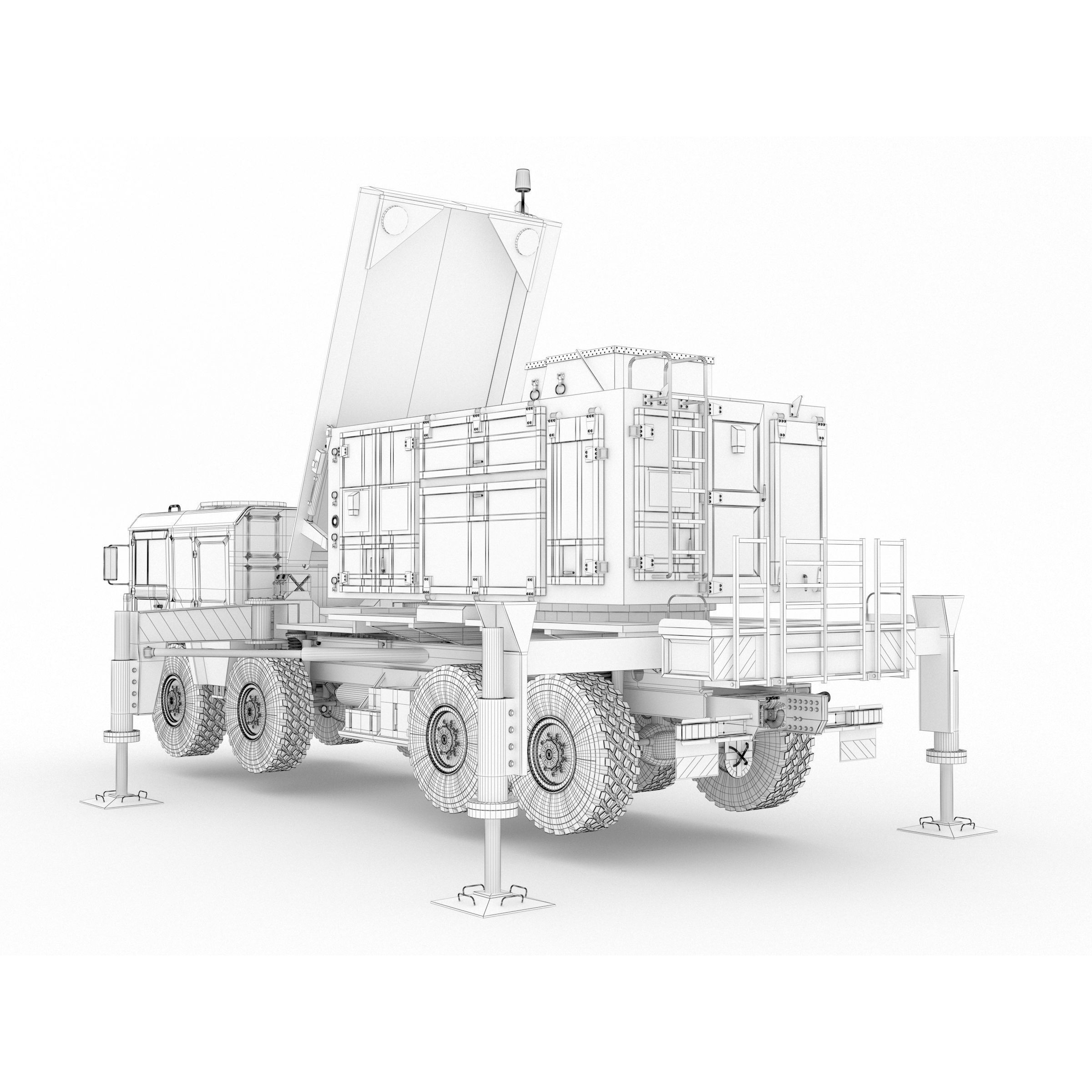 MPQ-53 Radar System - High-Quality 3D Model - View 28