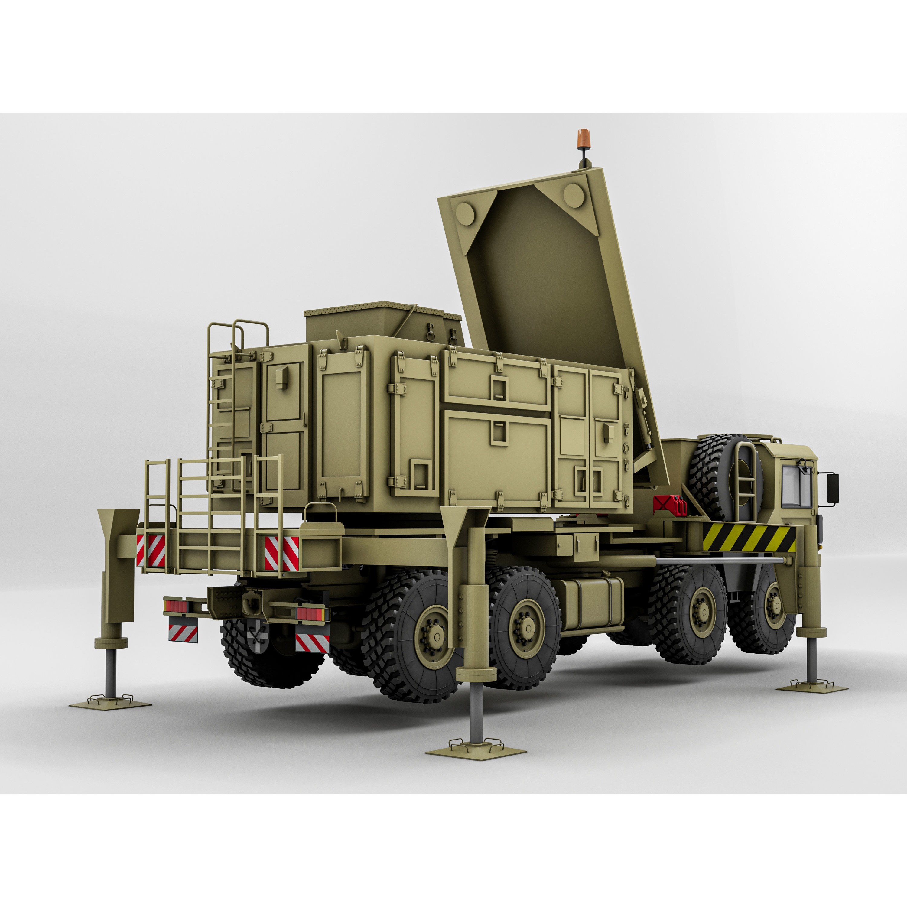 MPQ-53 Radar System - High-Quality 3D Model - View 5