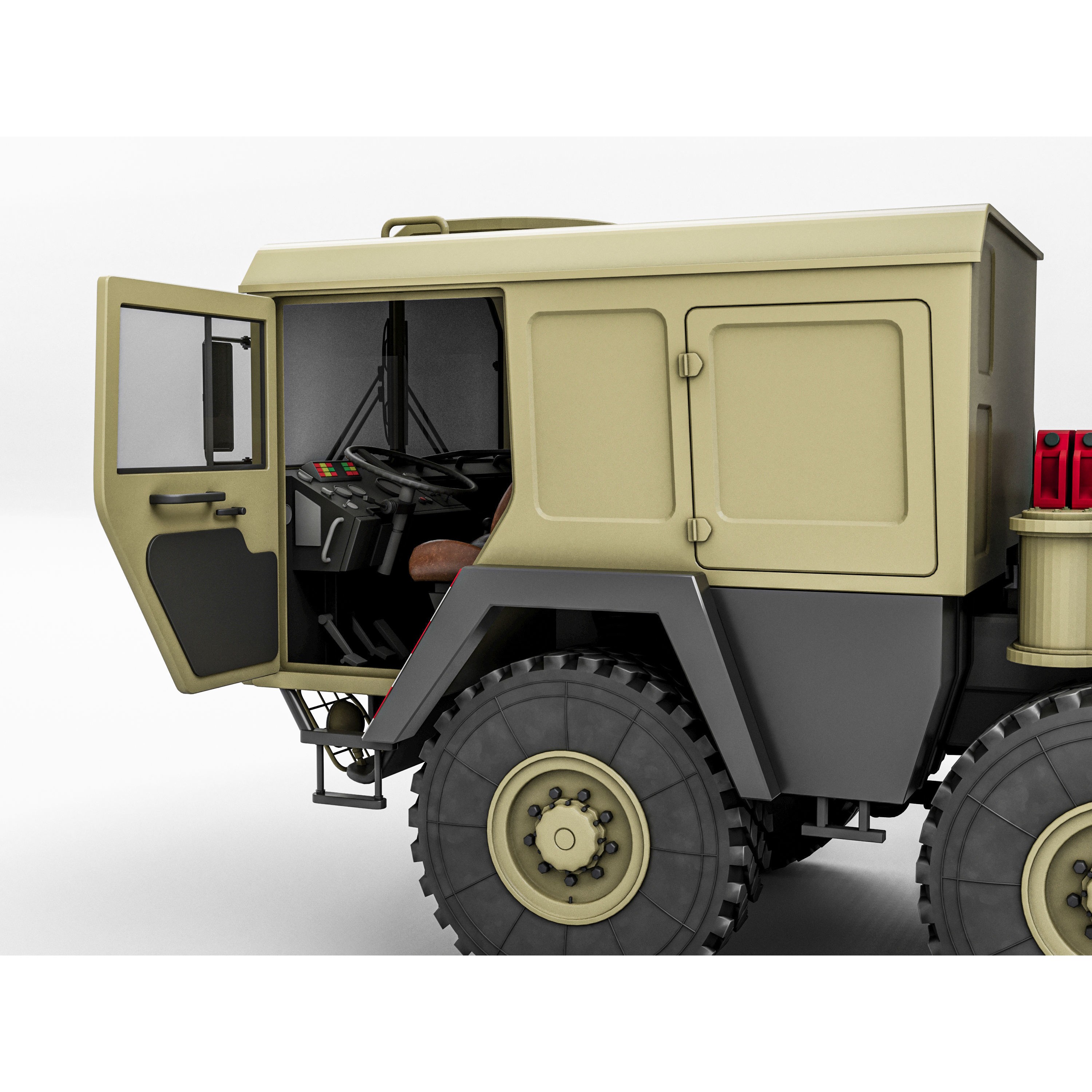 MPQ-53 Radar System - High-Quality 3D Model - View 7