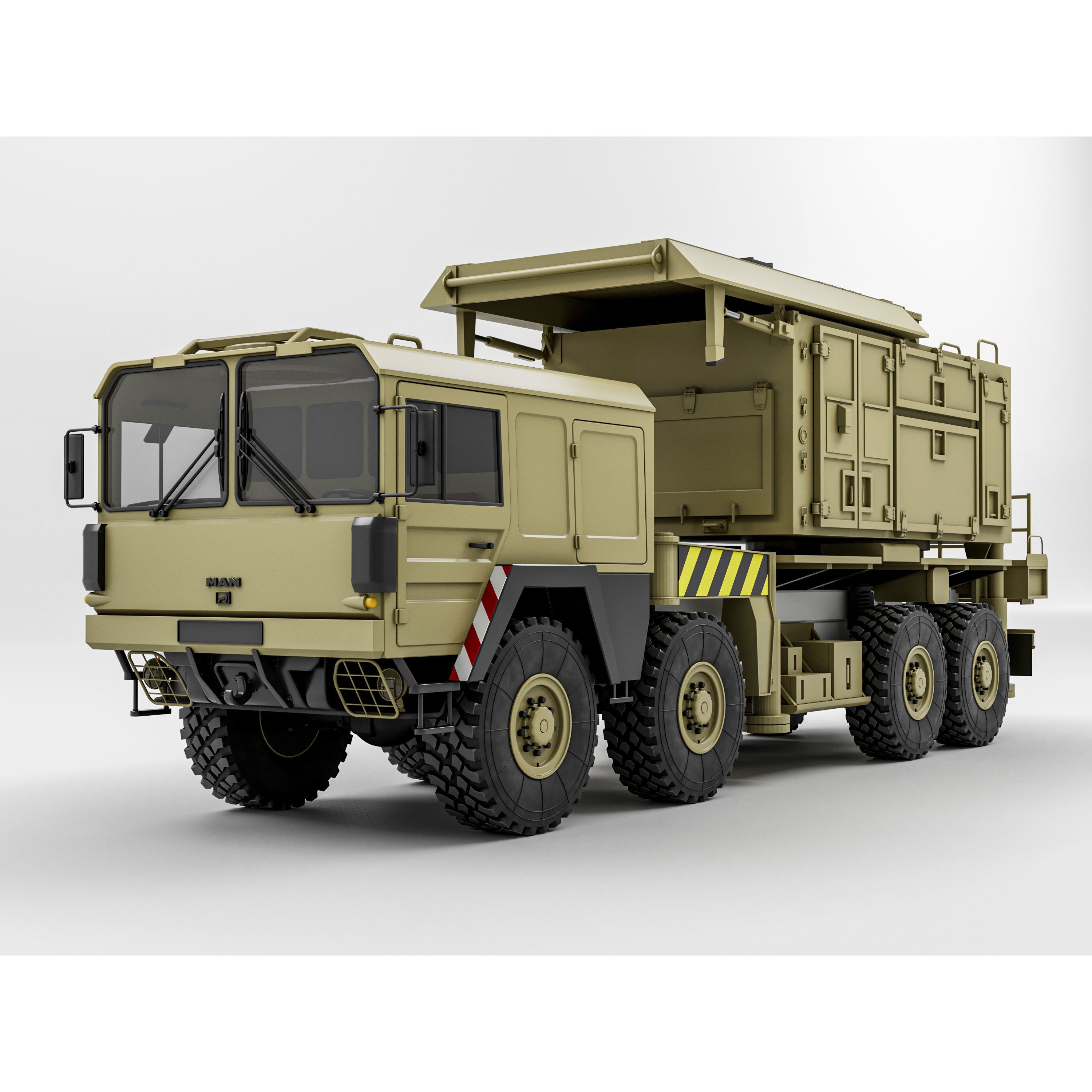 MPQ-53 Radar System - High-Quality 3D Model - View 8