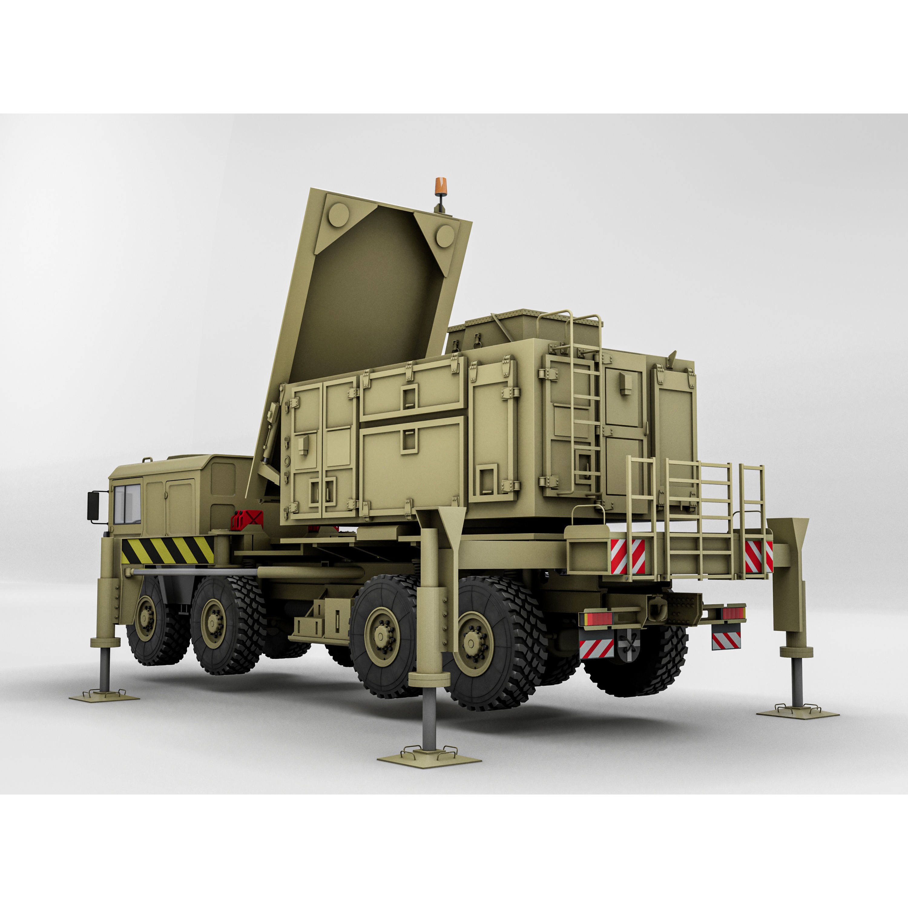 MPQ-53 Radar System - High-Quality 3D Model - View 9