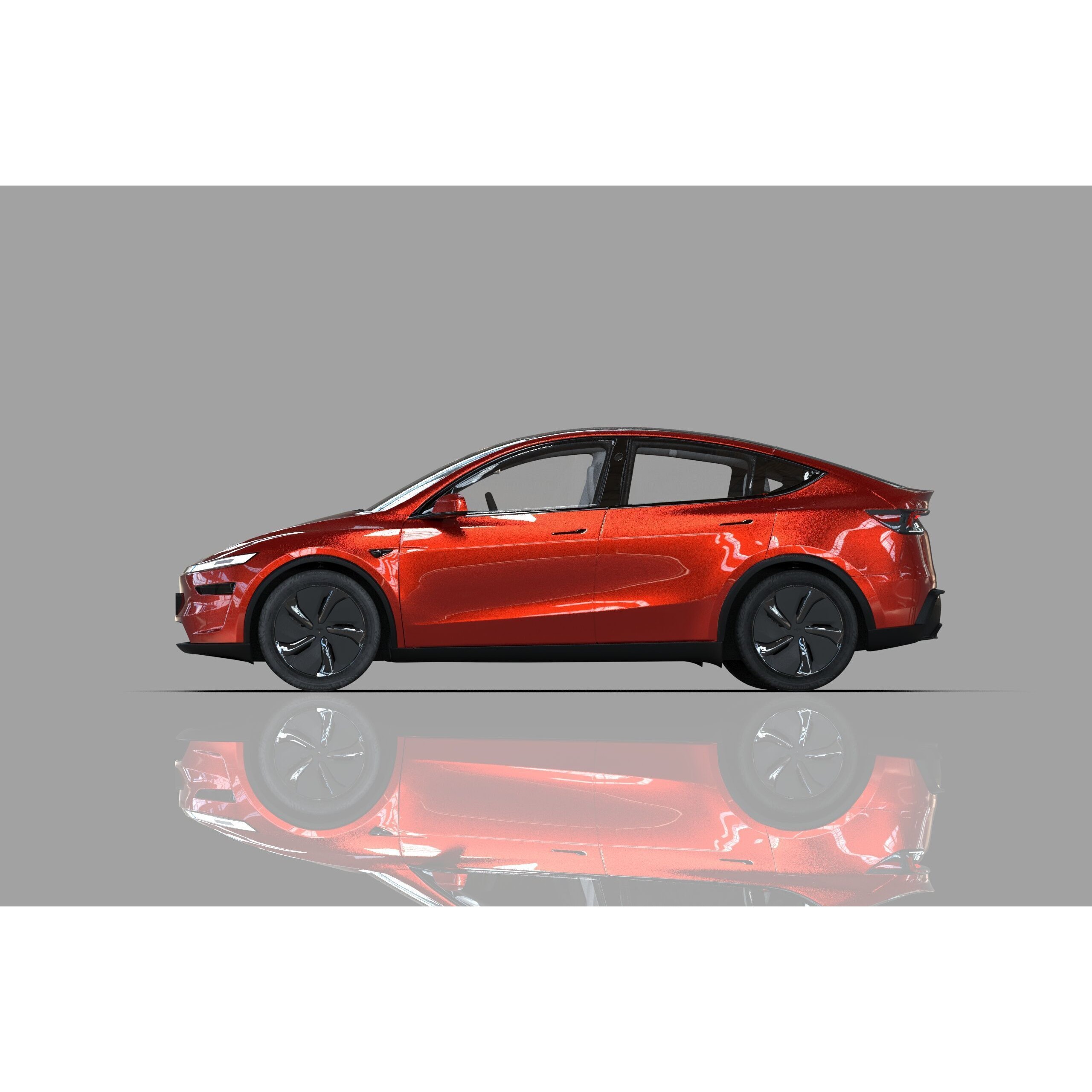 Tesla Model Y 2025 - High-Poly Interior 3D Model - View 23