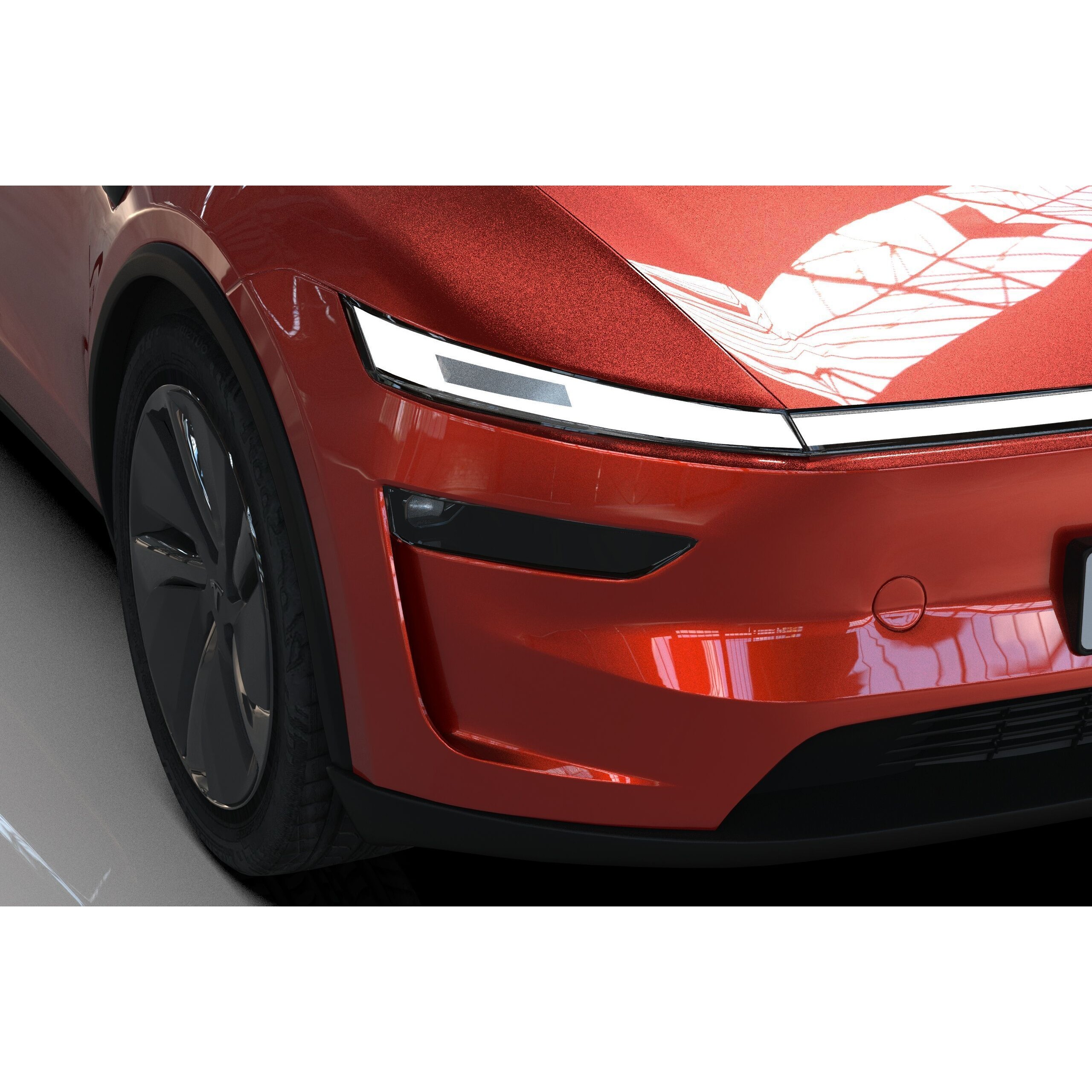 Tesla Model Y 2025 - High-Poly Interior 3D Model - View 28