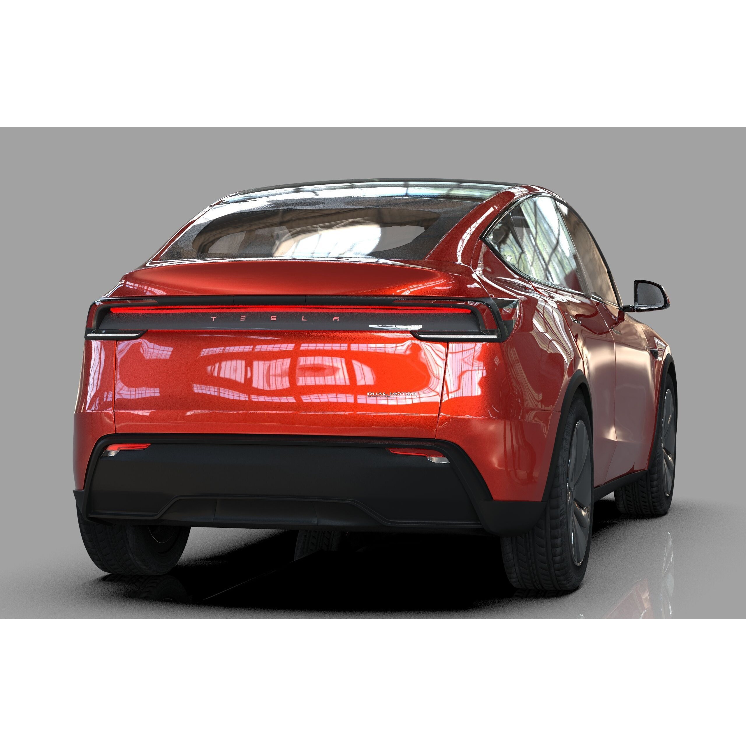 Tesla Model Y 2025 - High-Poly Interior 3D Model - View 31