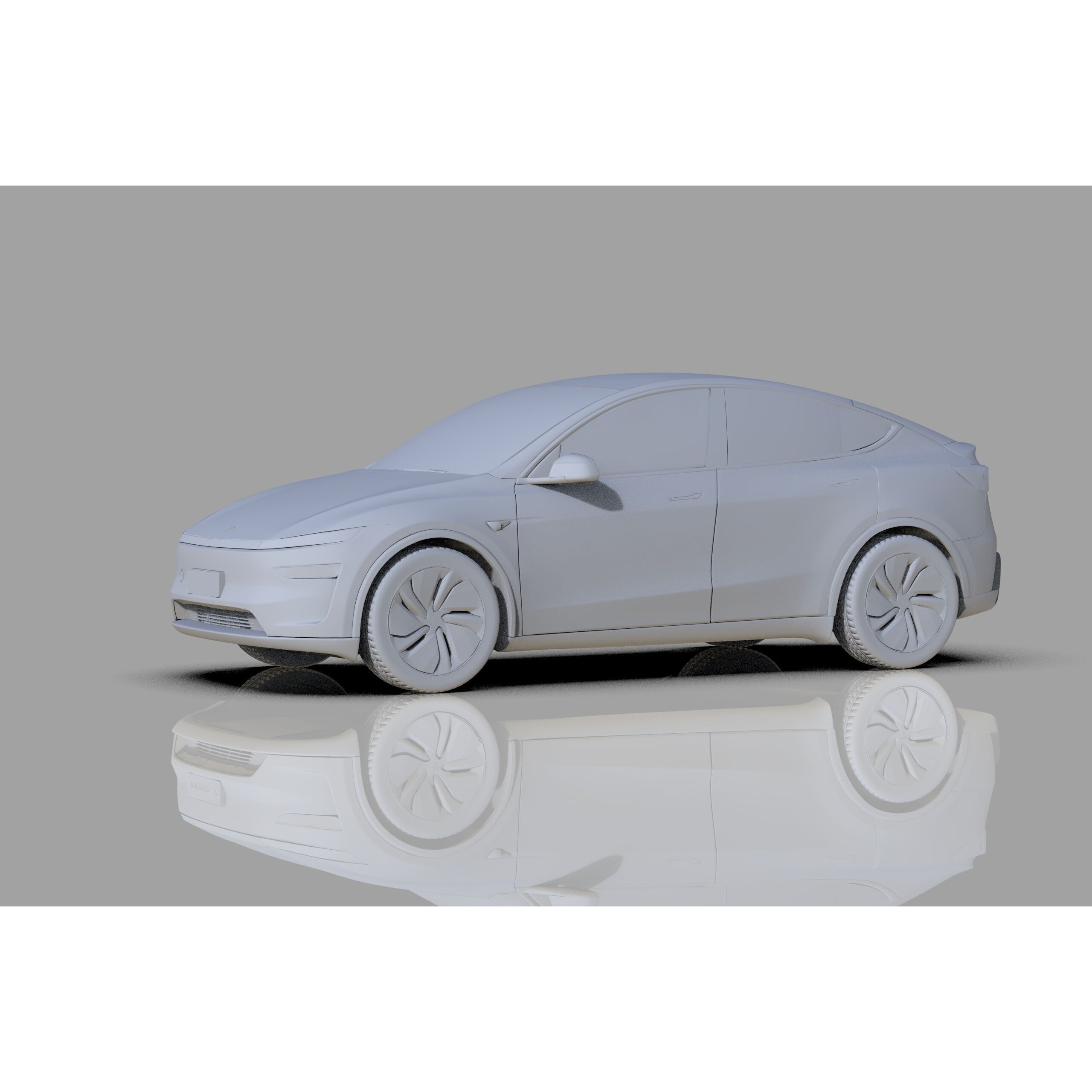Tesla Model Y 2025 - High-Poly Interior 3D Model - View 38