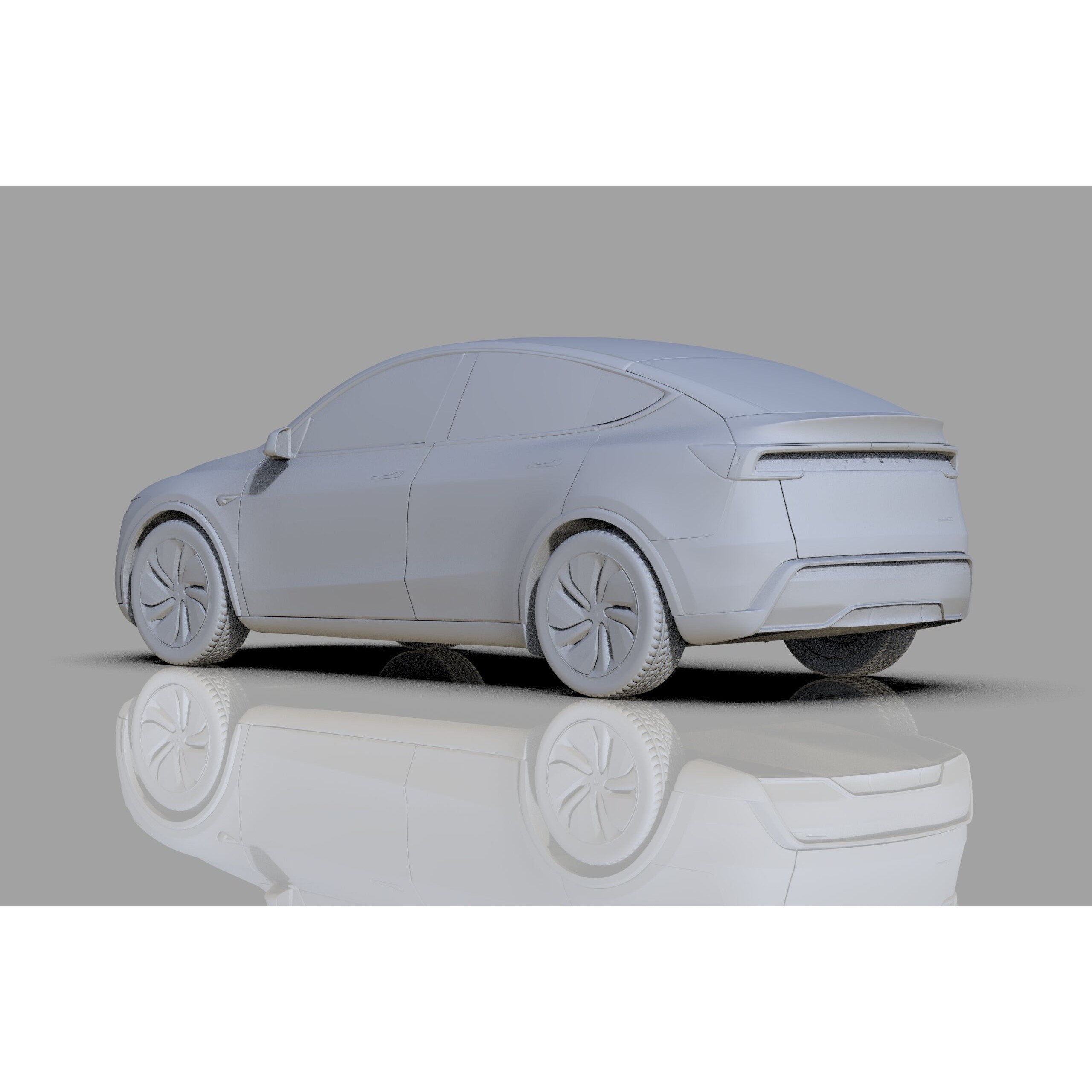 Tesla Model Y 2025 - High-Poly Interior 3D Model - View 39