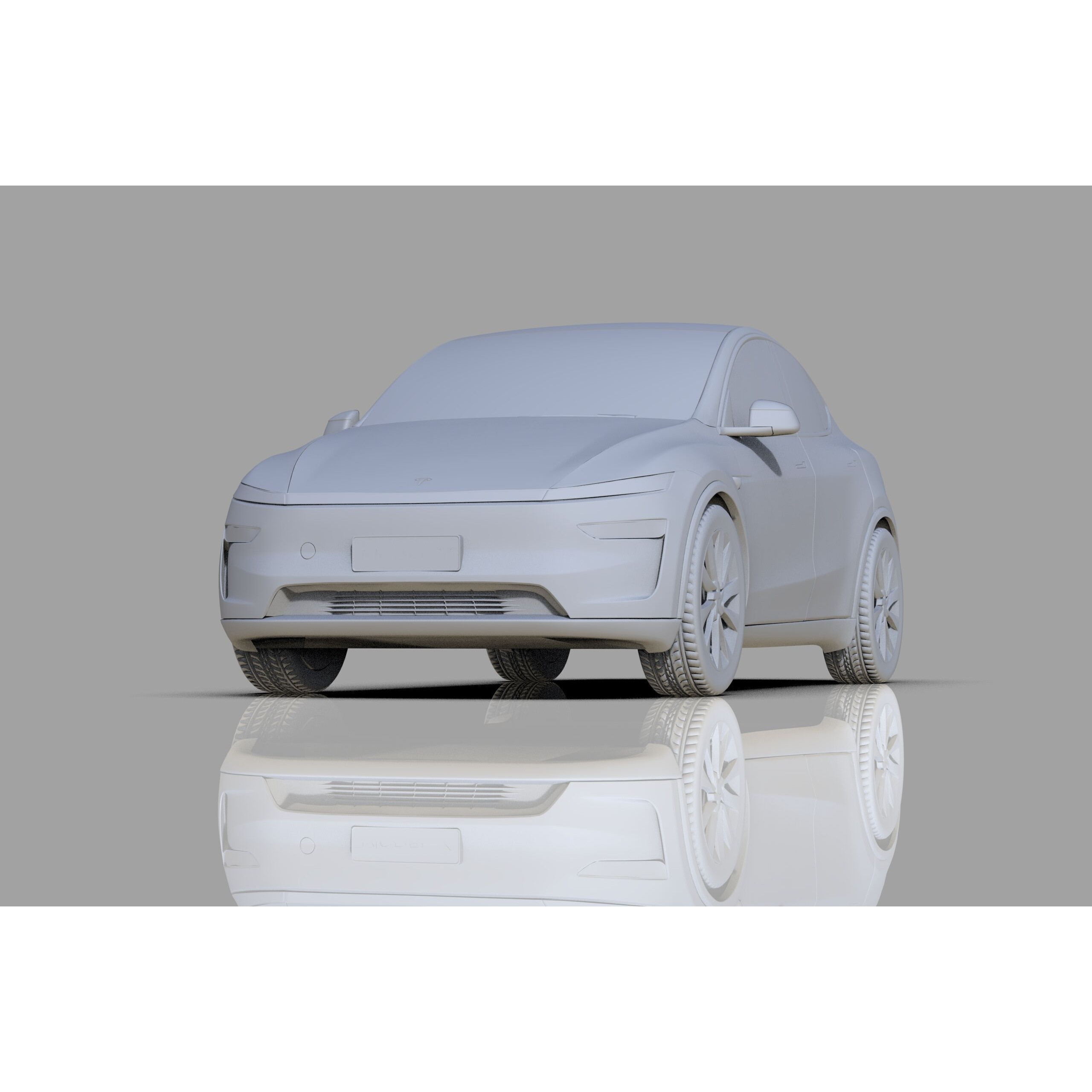 Tesla Model Y 2025 - High-Poly Interior 3D Model - View 43